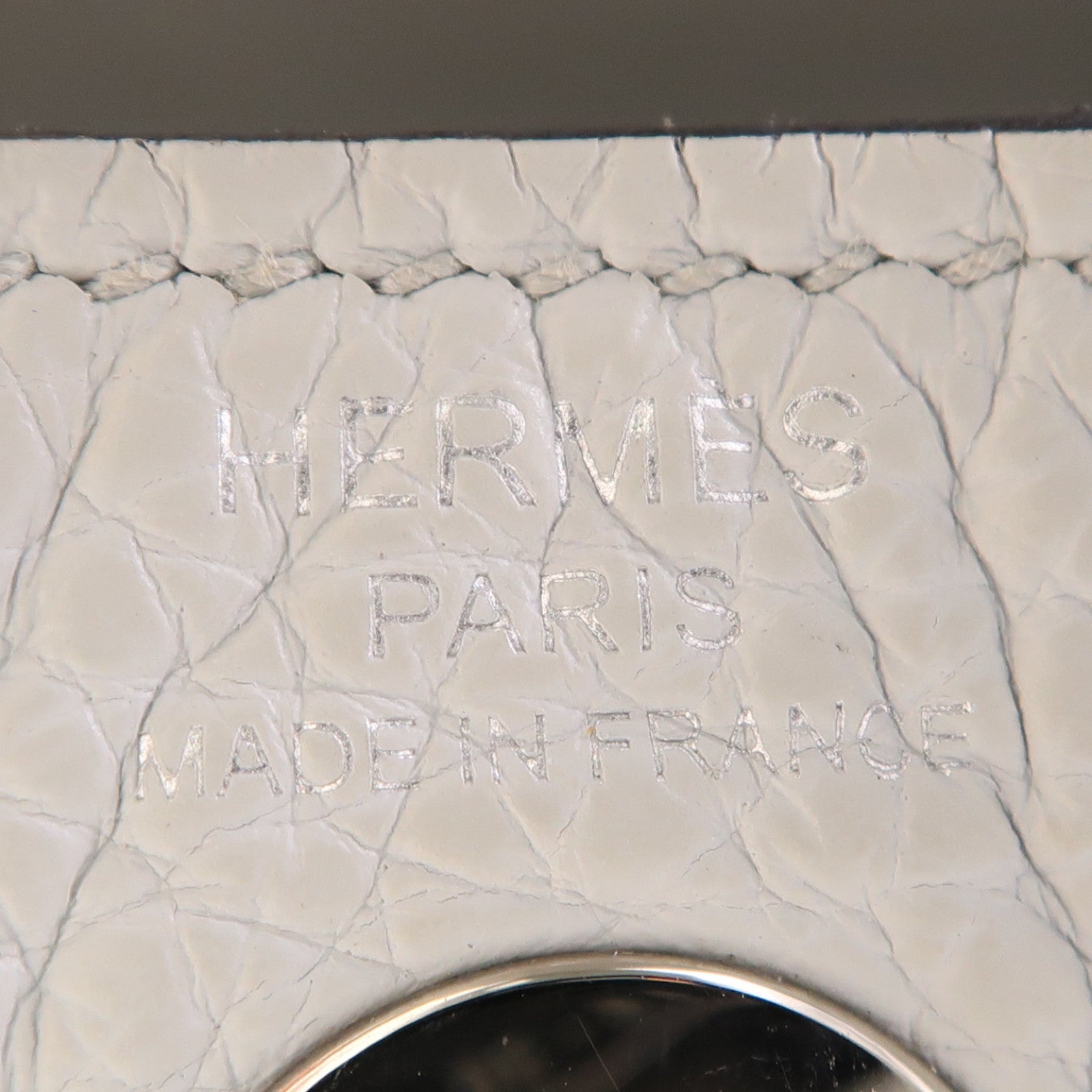 HERMES Clemence皮革Mini Lindy金扣手挽肩背兩用袋Bleu Pale