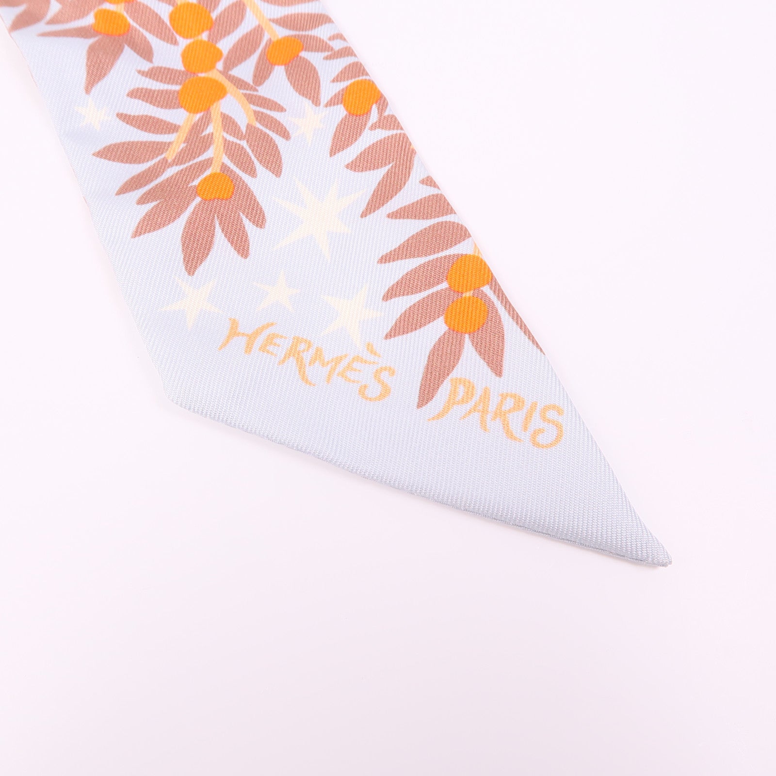 HERMES 絲質Twilly絲巾