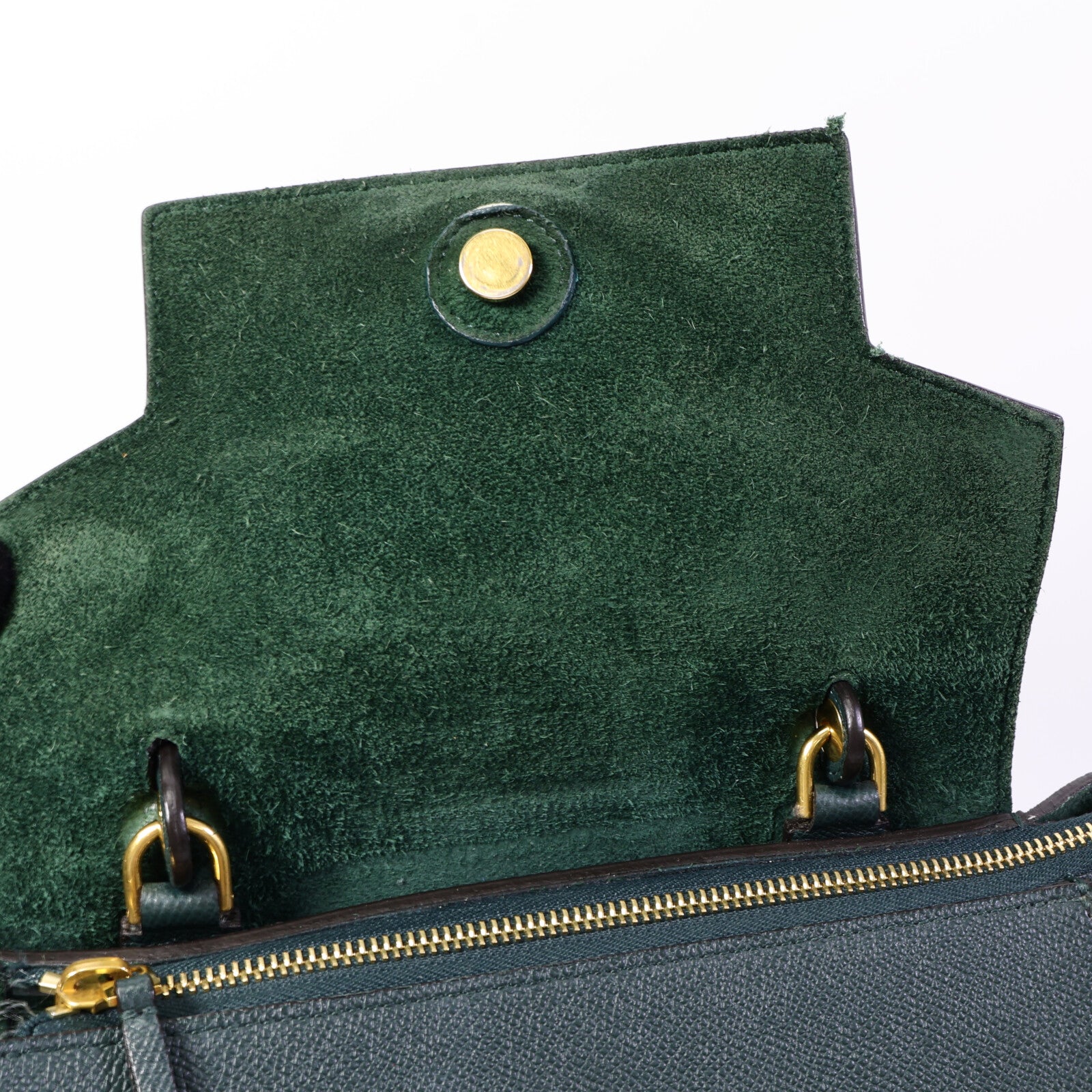 CELINE 牛皮皮革Micro Belt Bag手挽肩背兩用袋