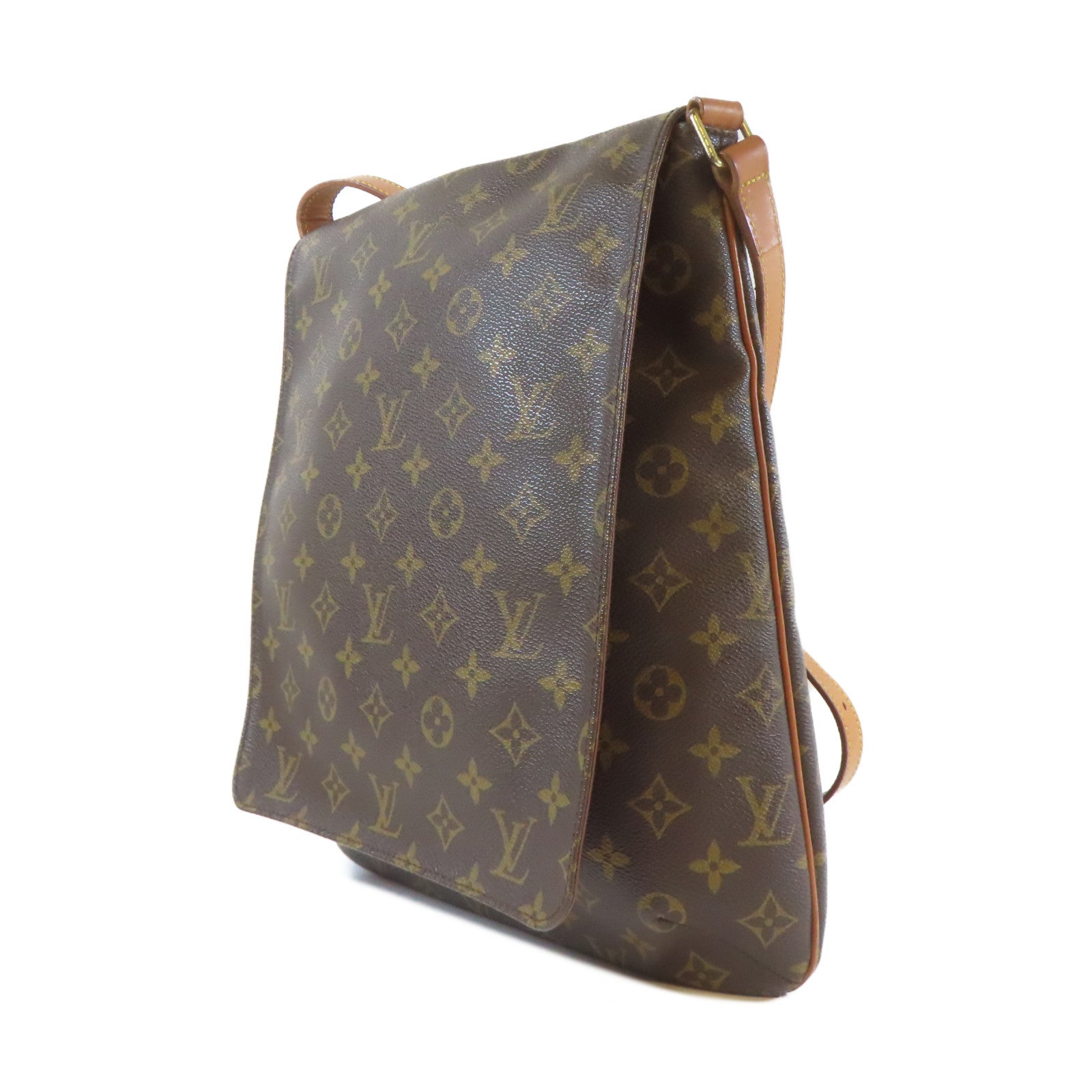 LOUIS VUITTON 【激減優惠】Monogram Musette Salsa金扣肩背袋啡色