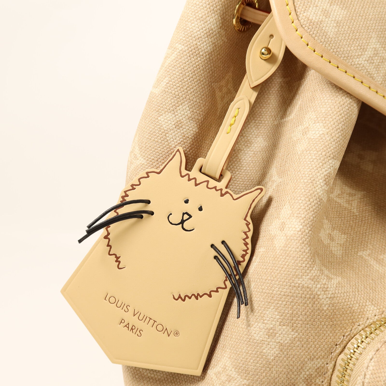 LOUIS VUITTON Meowgram Montsouris PM金扣背包