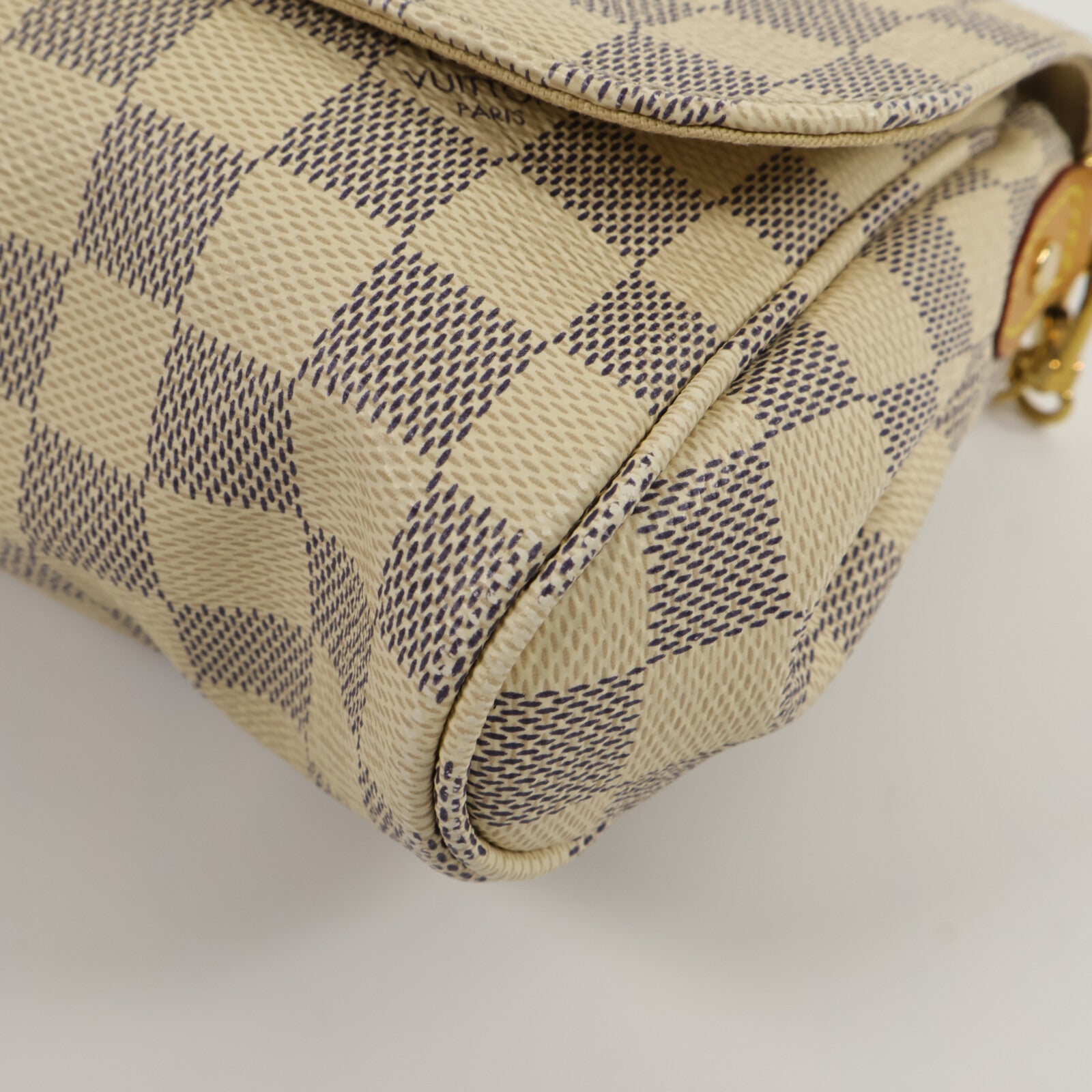 LOUIS VUITTON Damier Azur Favorite MM手挽肩背兩用袋