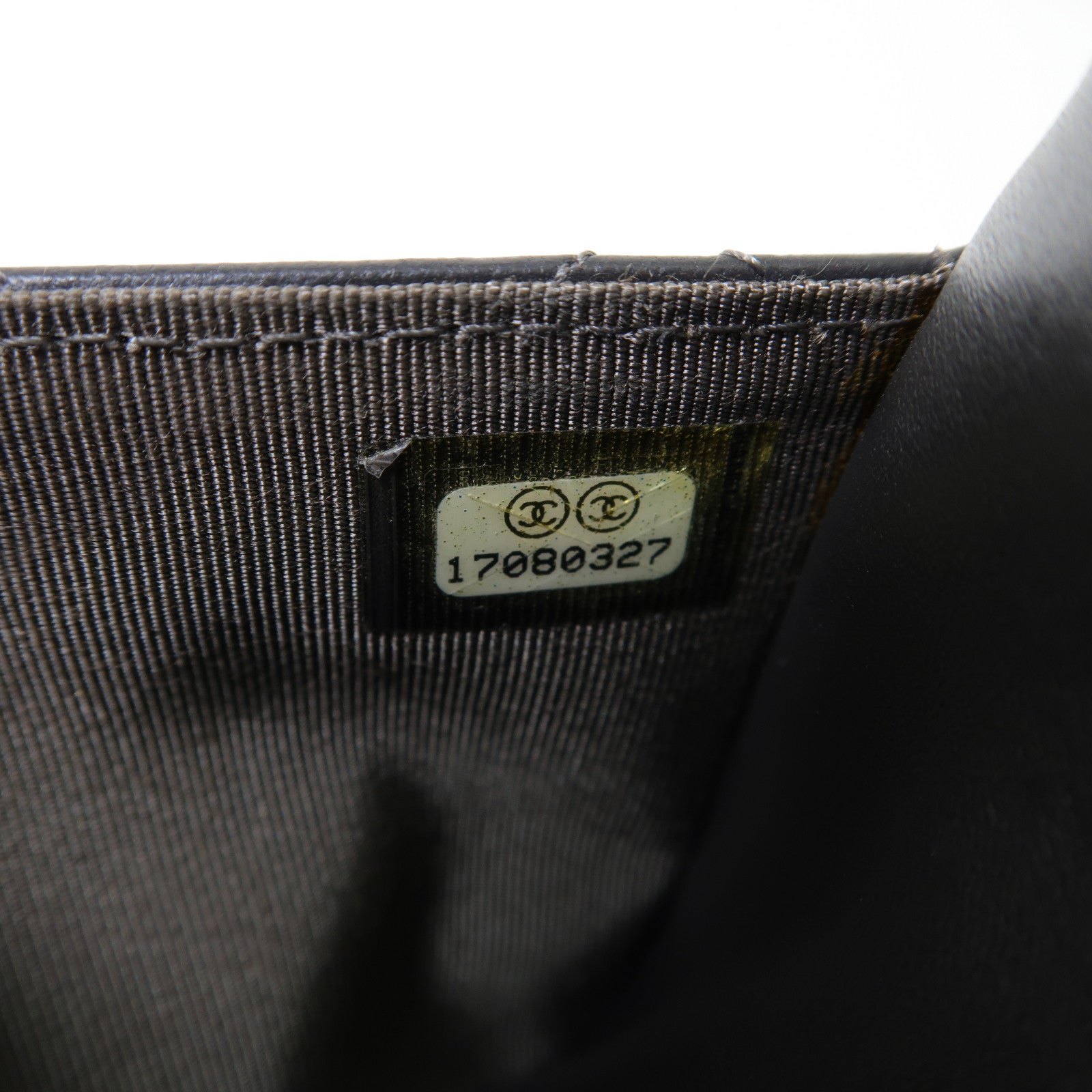 CHANEL 【激減優惠】菱格羊皮皮革Wallet On Chain銀扣鏈帶肩背袋黑色