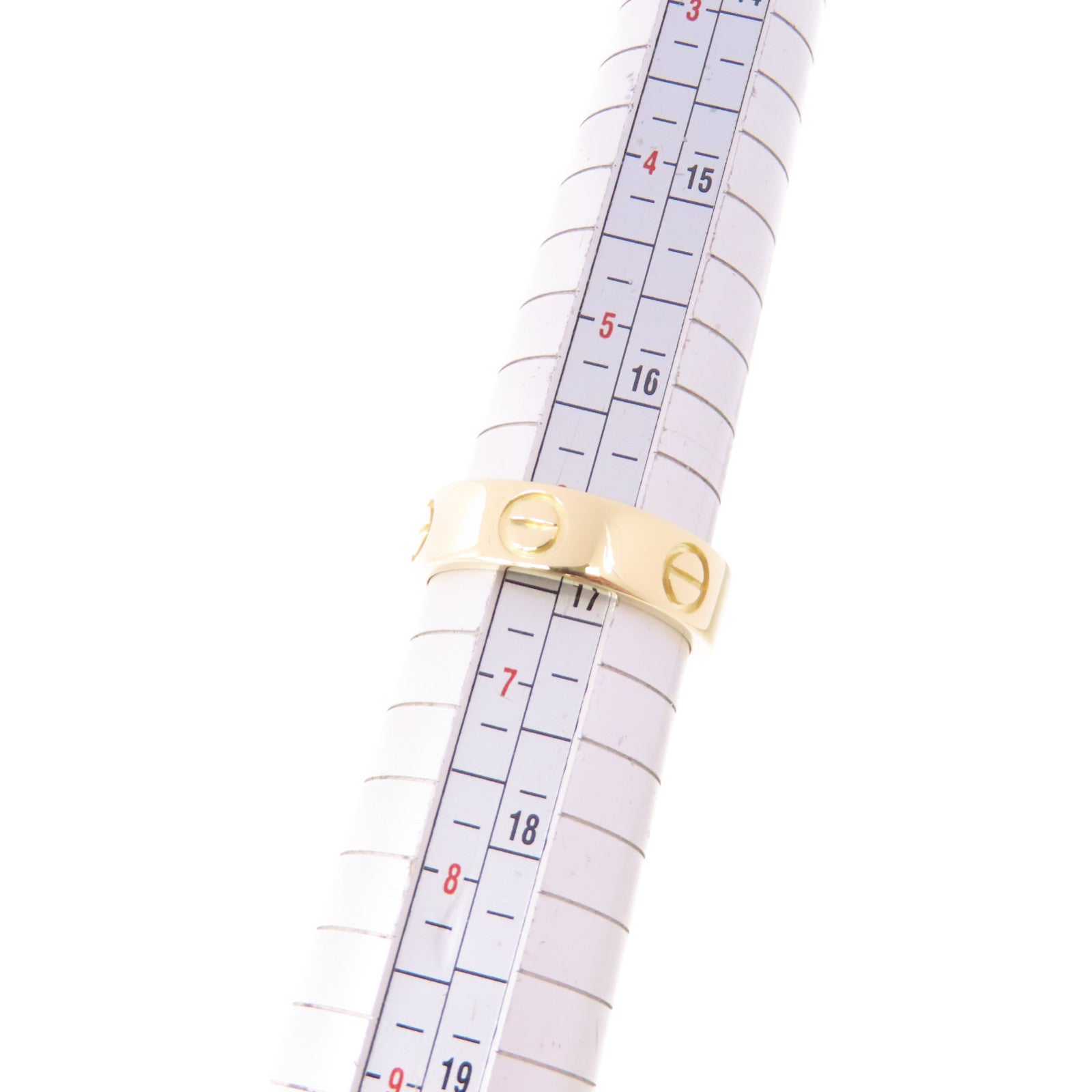 CARTIER 18K黃金Love Ring戒指Cartier#53/US#6.25