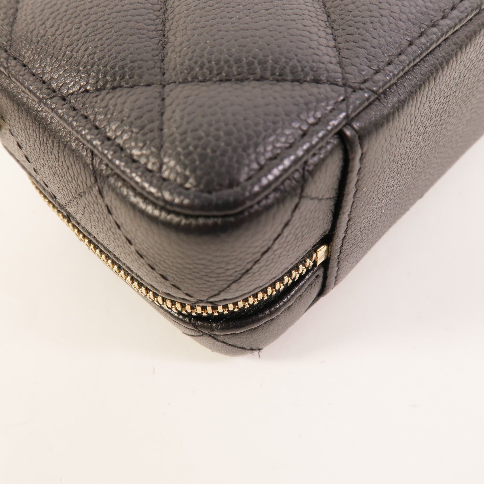 CHANEL 牛皮皮革Vanity Case手挽肩背兩用袋