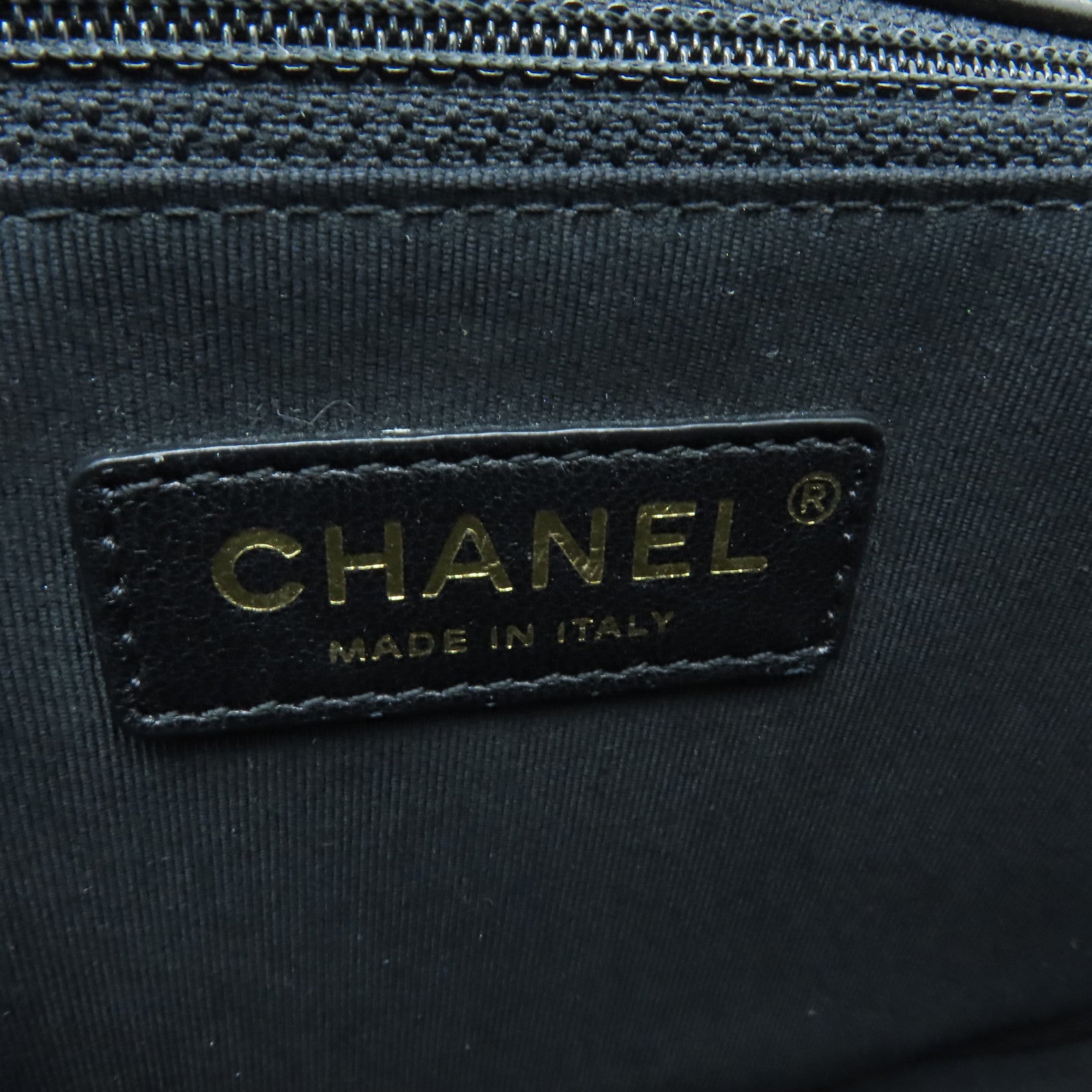 CHANEL 【激減優惠】菱格羊皮皮革Boy Chanel 28金扣鏈帶肩背袋黑色