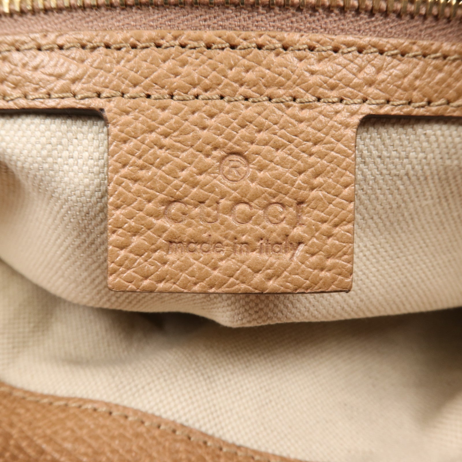 GUCCI 帆布2 Way Shoulder金扣手挽肩背兩用袋