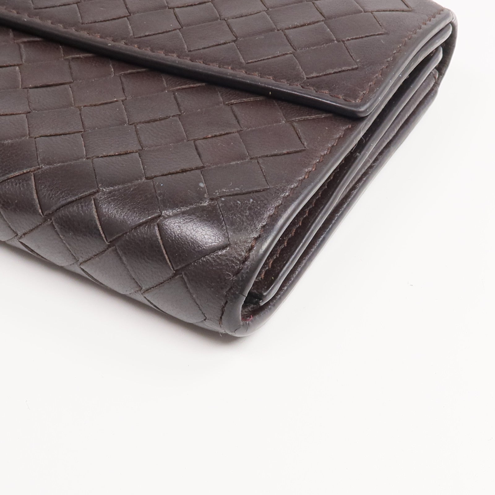 BOTTEGA VENETA 織紋皮革Long Wallet長錢包