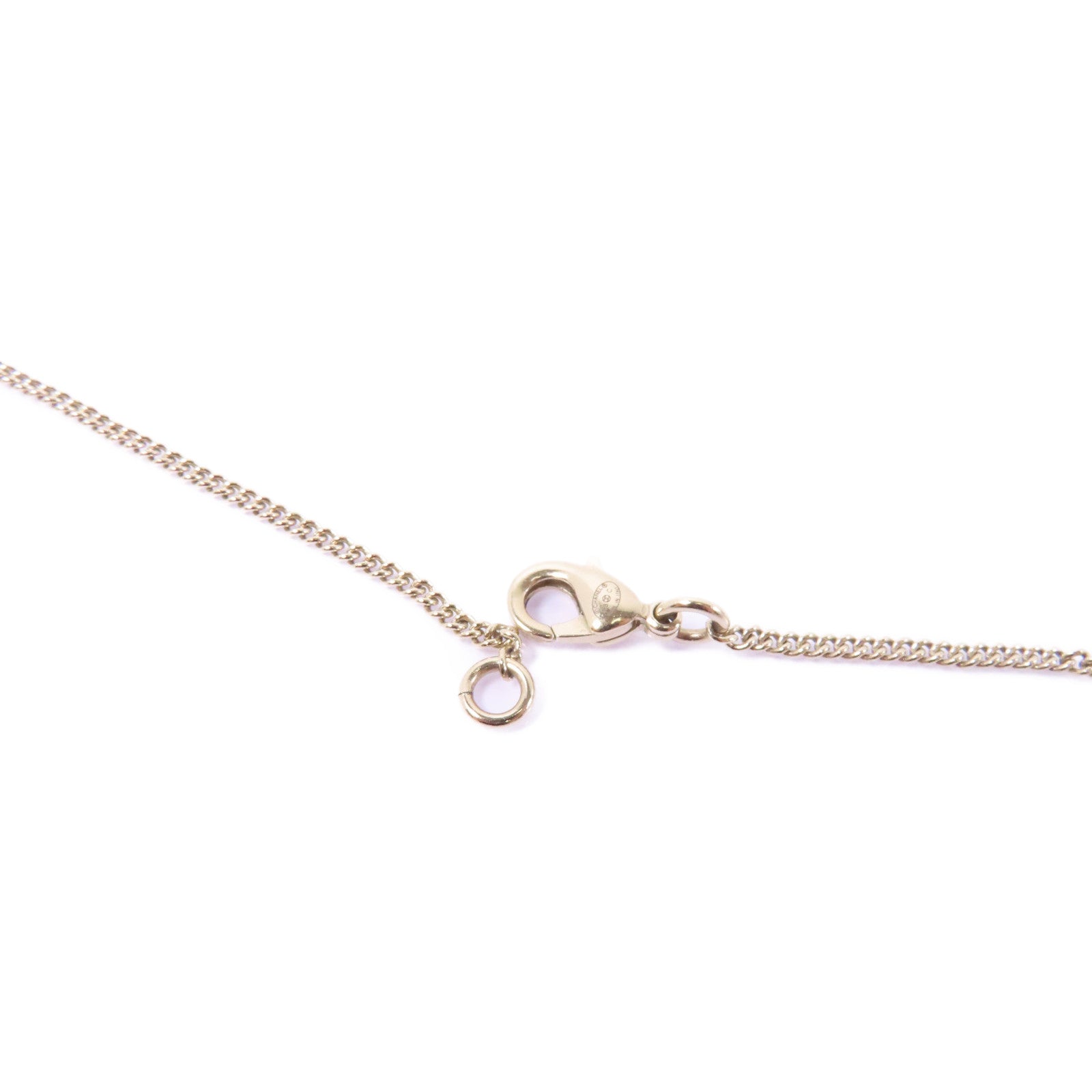 CHANEL 金屬Necklace項鍊粉紅色/金色