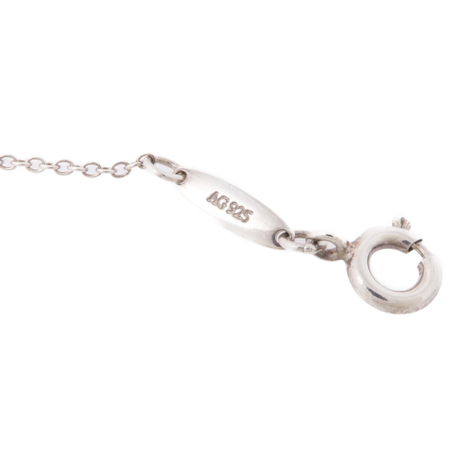 TIFFANY＆CO 925純銀Open Heart Necklace項鍊