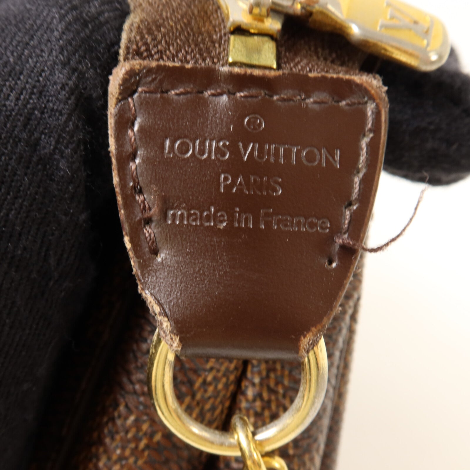 LOUIS VUITTON Damier Eva鏈帶手挽肩背兩用袋