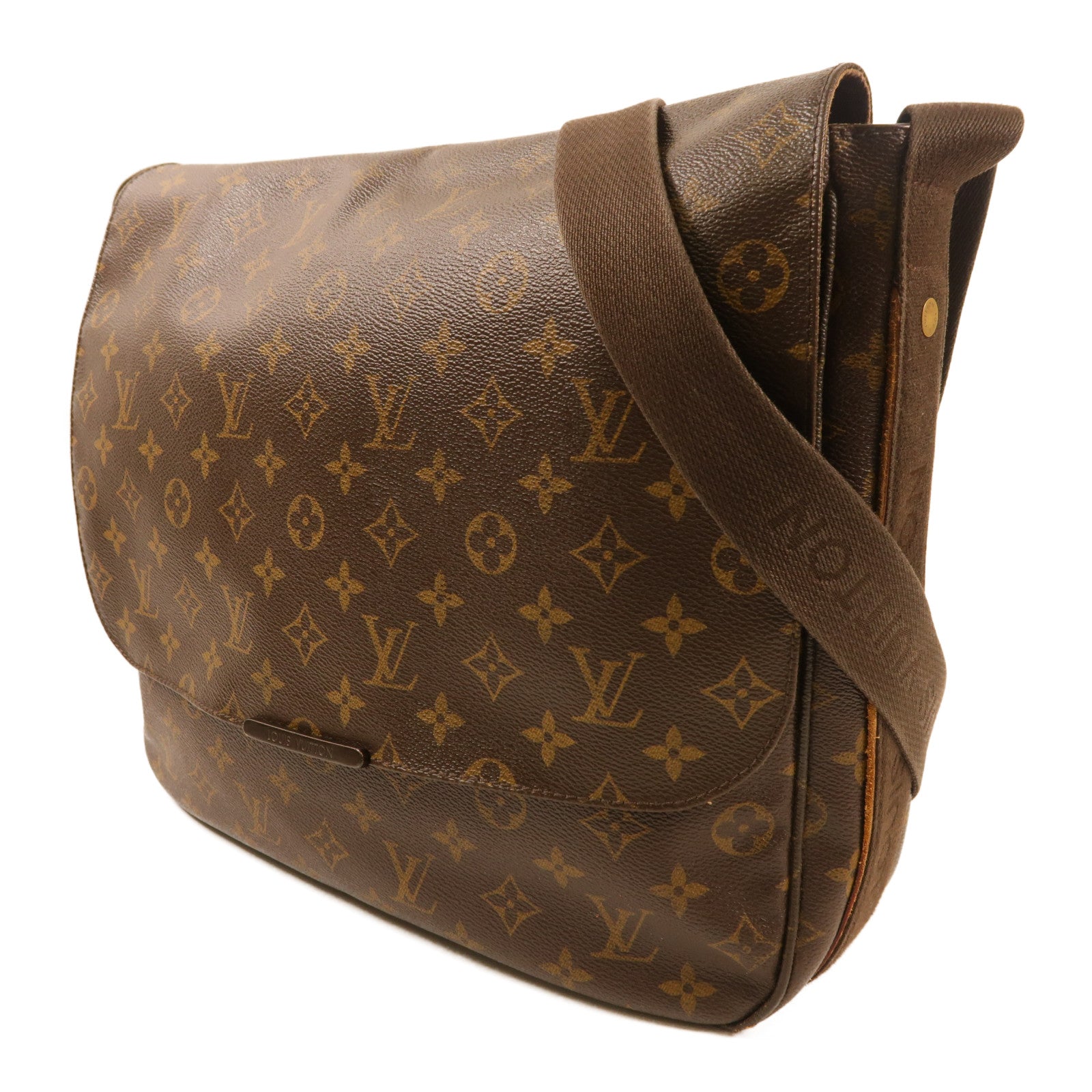 LOUIS VUITTON Monogram Beaubourg MM金扣斜孭袋/肩背袋