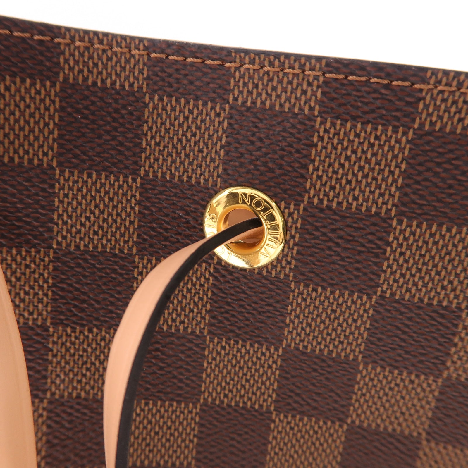 LOUIS VUITTON Damier NeoNoe金扣肩背袋