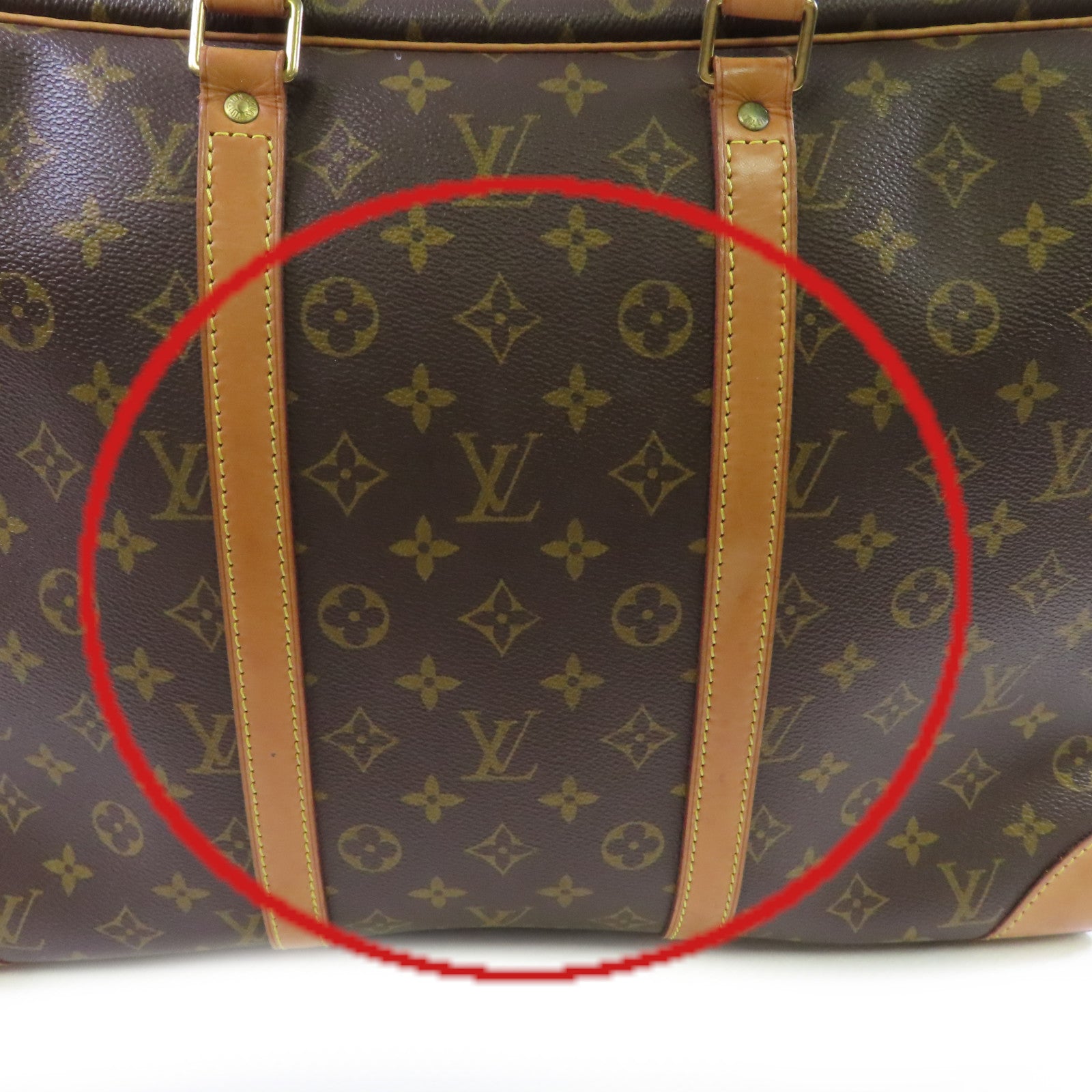 LOUIS VUITTON Monogram Sirius 45 Boston Bag金扣行李袋啡色