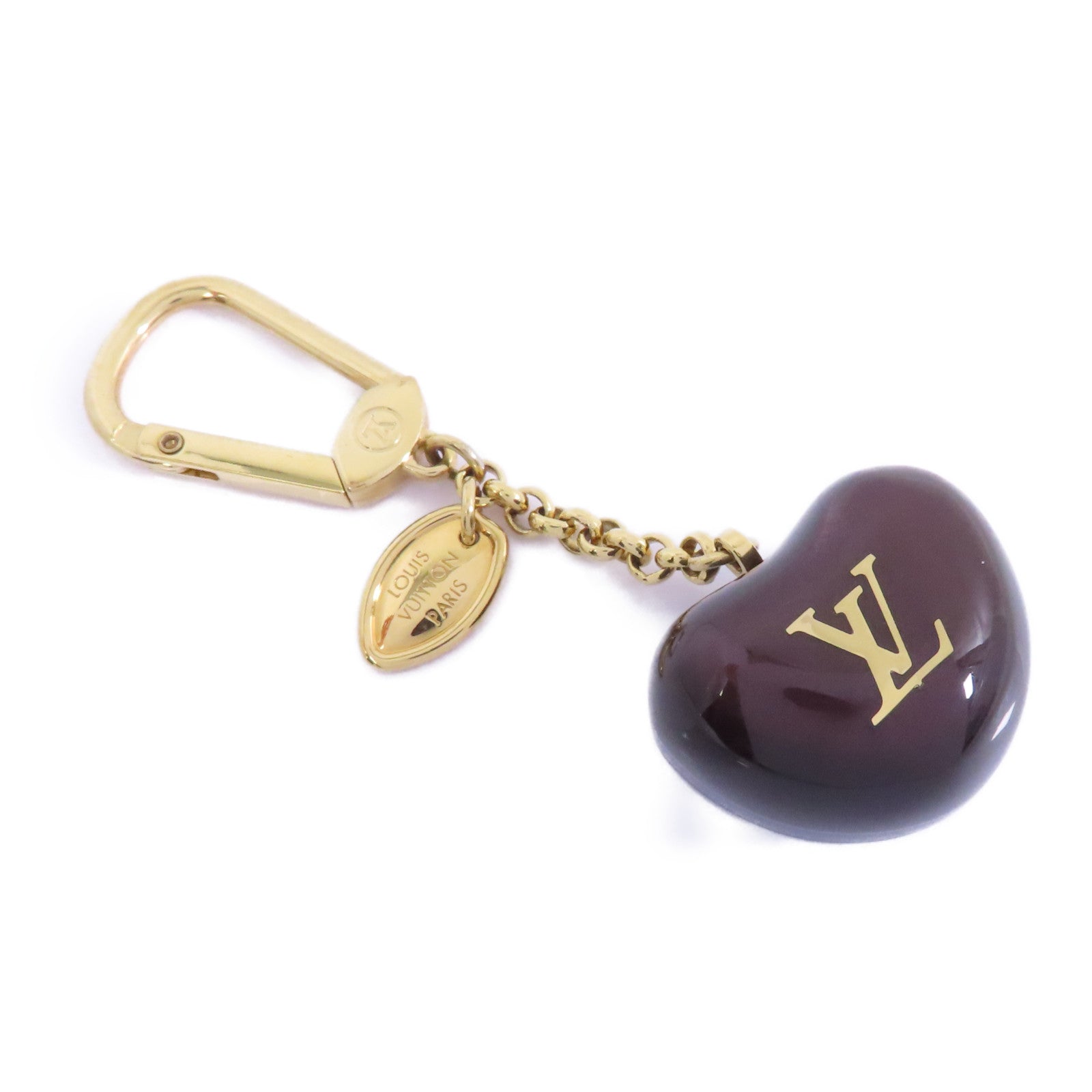 LOUIS VUITTON PVC/金屬Charm啡色