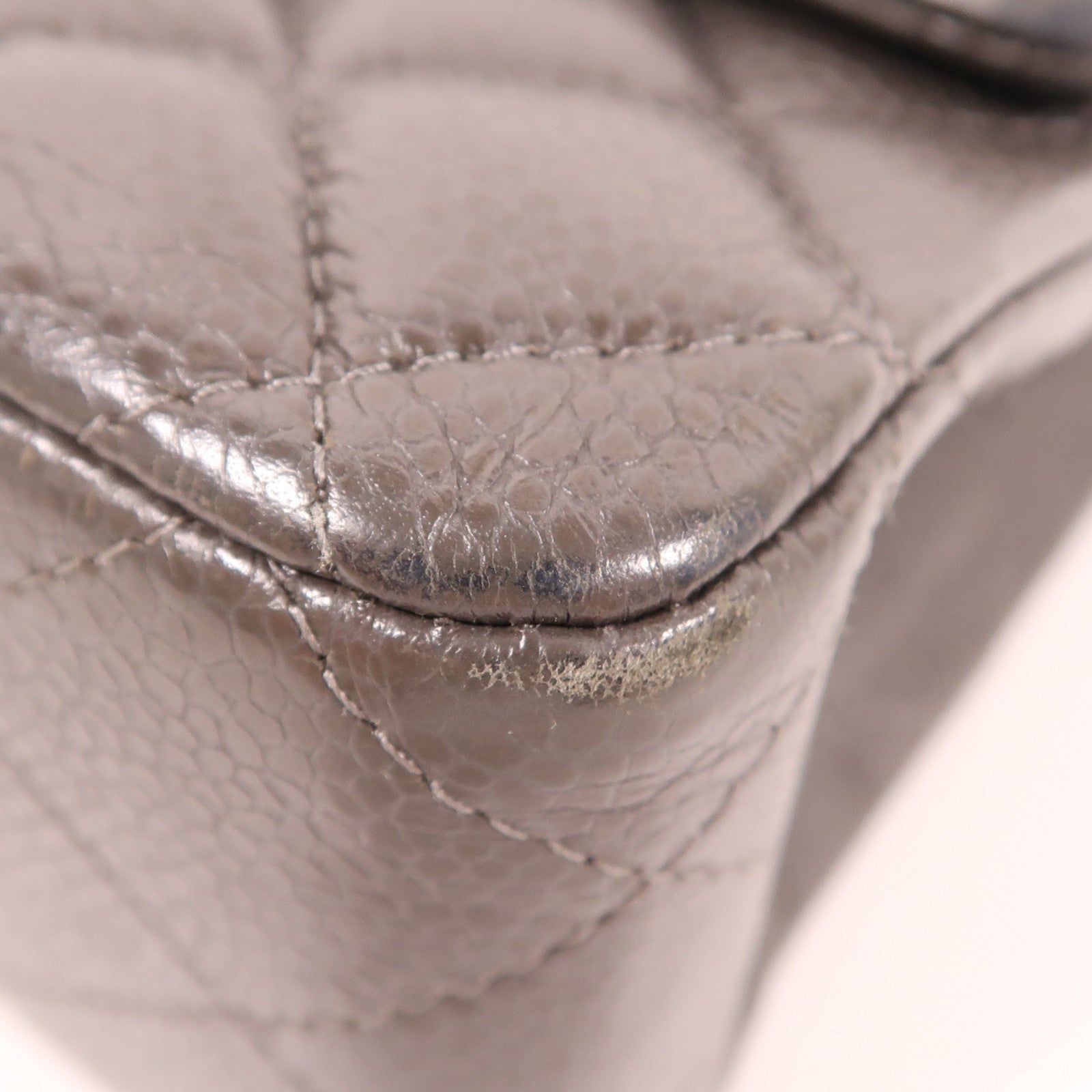 CHANEL 牛皮皮革Classic 25銀扣鏈帶肩背袋