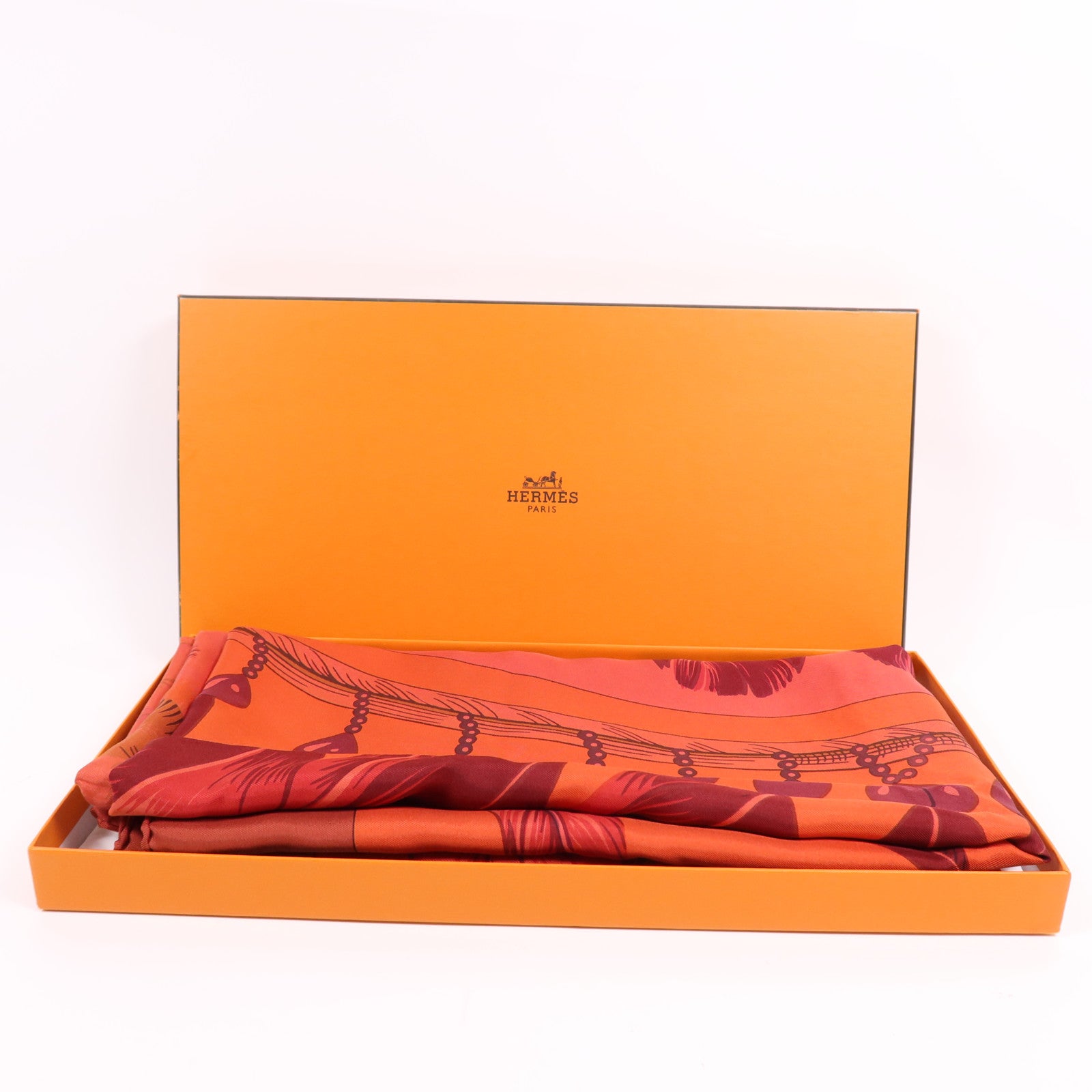 HERMES 絲質Scarf 130X130絲巾