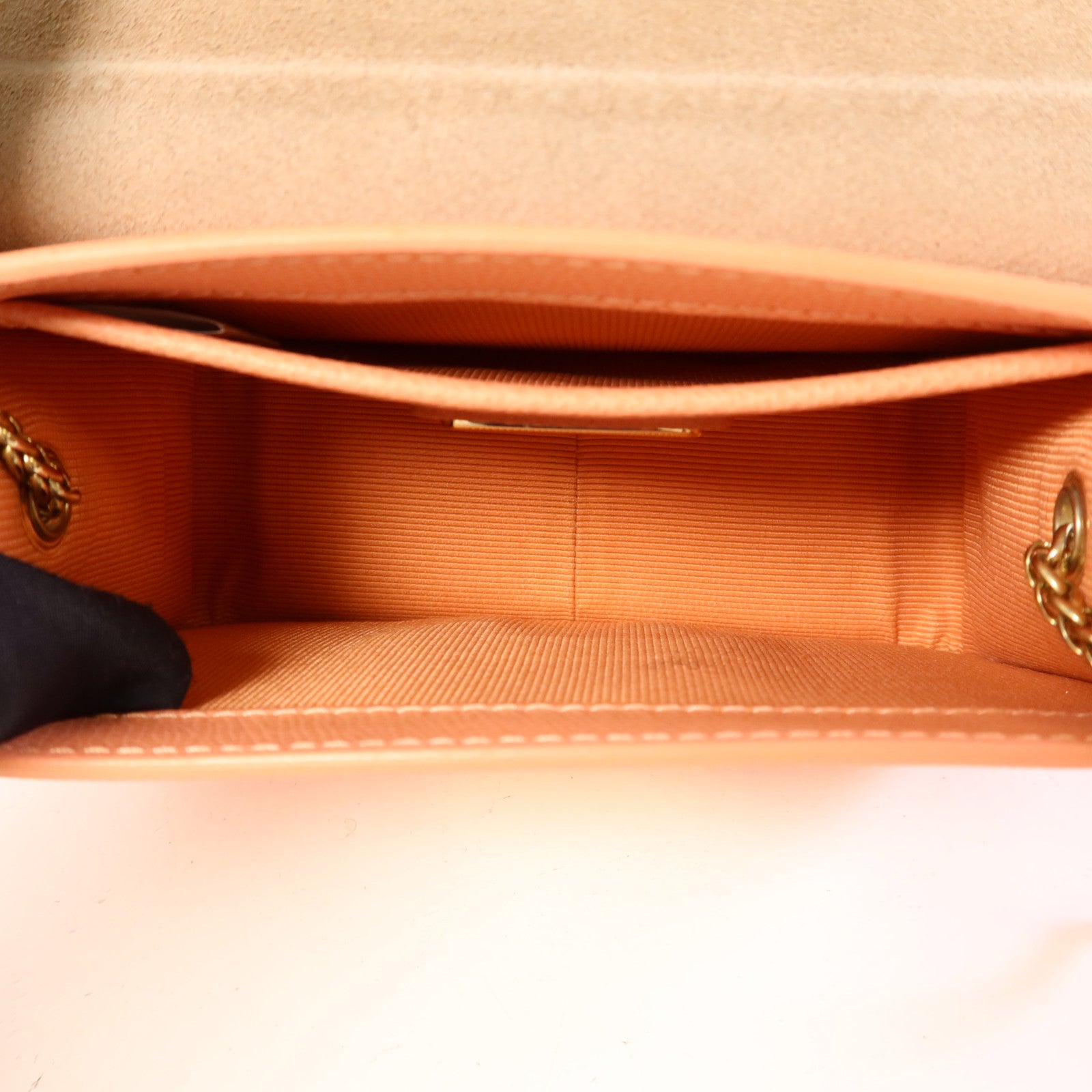 Furla 牛皮皮革Chain Shoulder Bag金扣鏈帶肩背袋