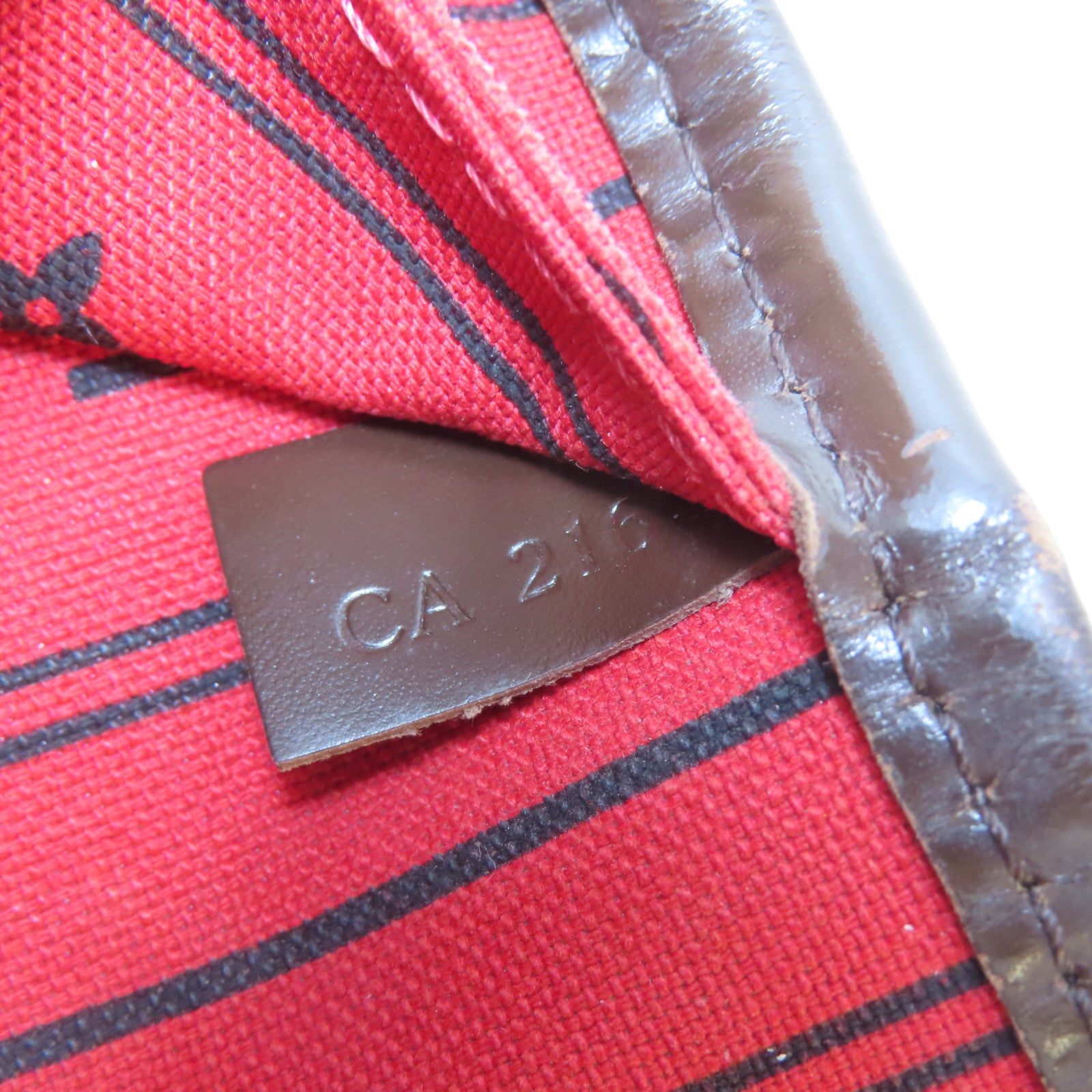 LOUIS VUITTON Damier Neverfull MM金扣肩背袋/手挽袋啡色