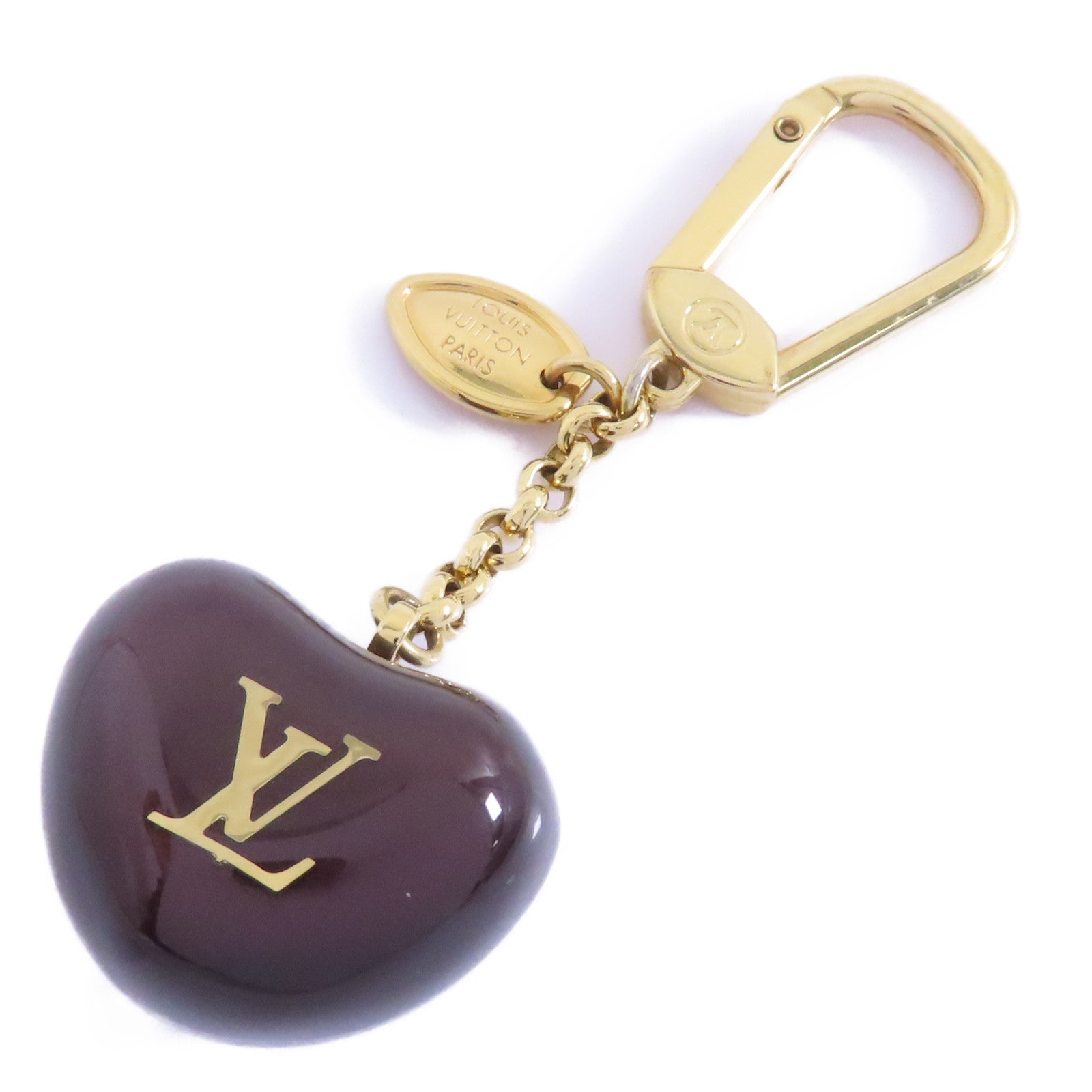 LOUIS VUITTON PVC/金屬Charm啡色