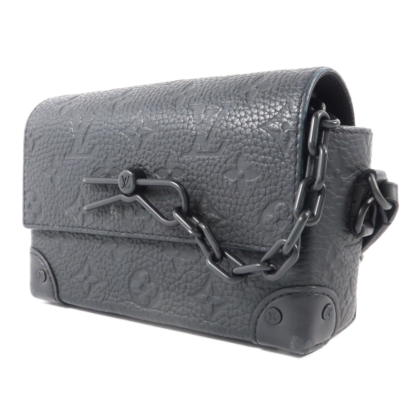 LOUIS VUITTON Monogram Taurillon Steamer Wearable Wallet肩背袋