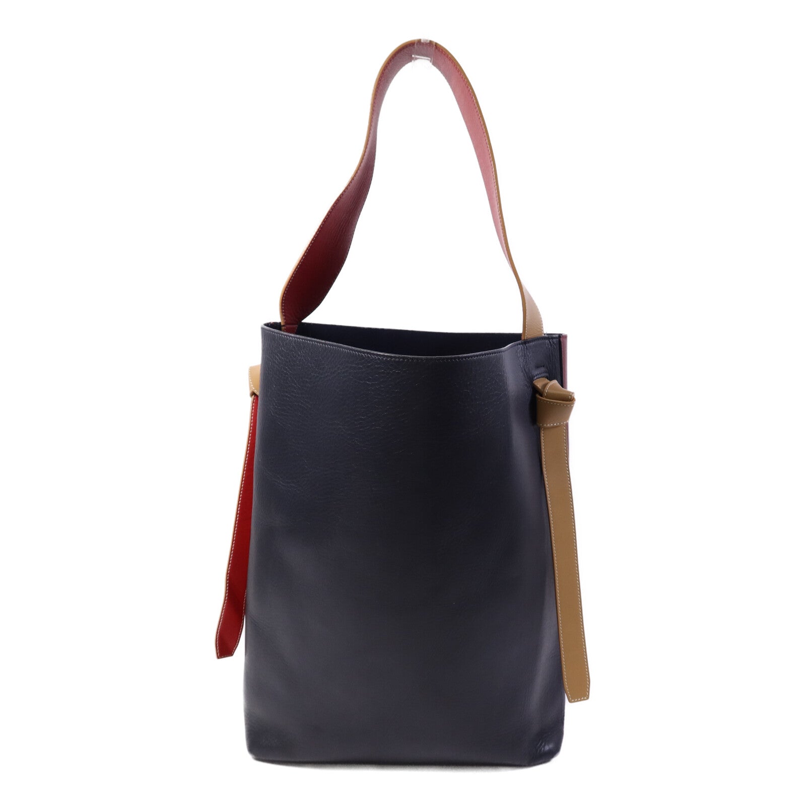 CELINE 牛皮皮革Twisted Cabas金扣肩背袋