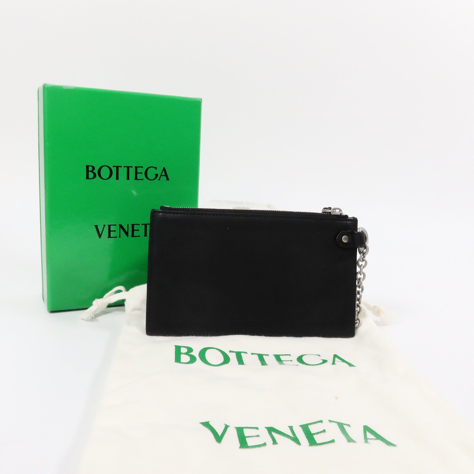 BOTTEGA VENETA 羊皮皮革Pouch Wallet手拿包