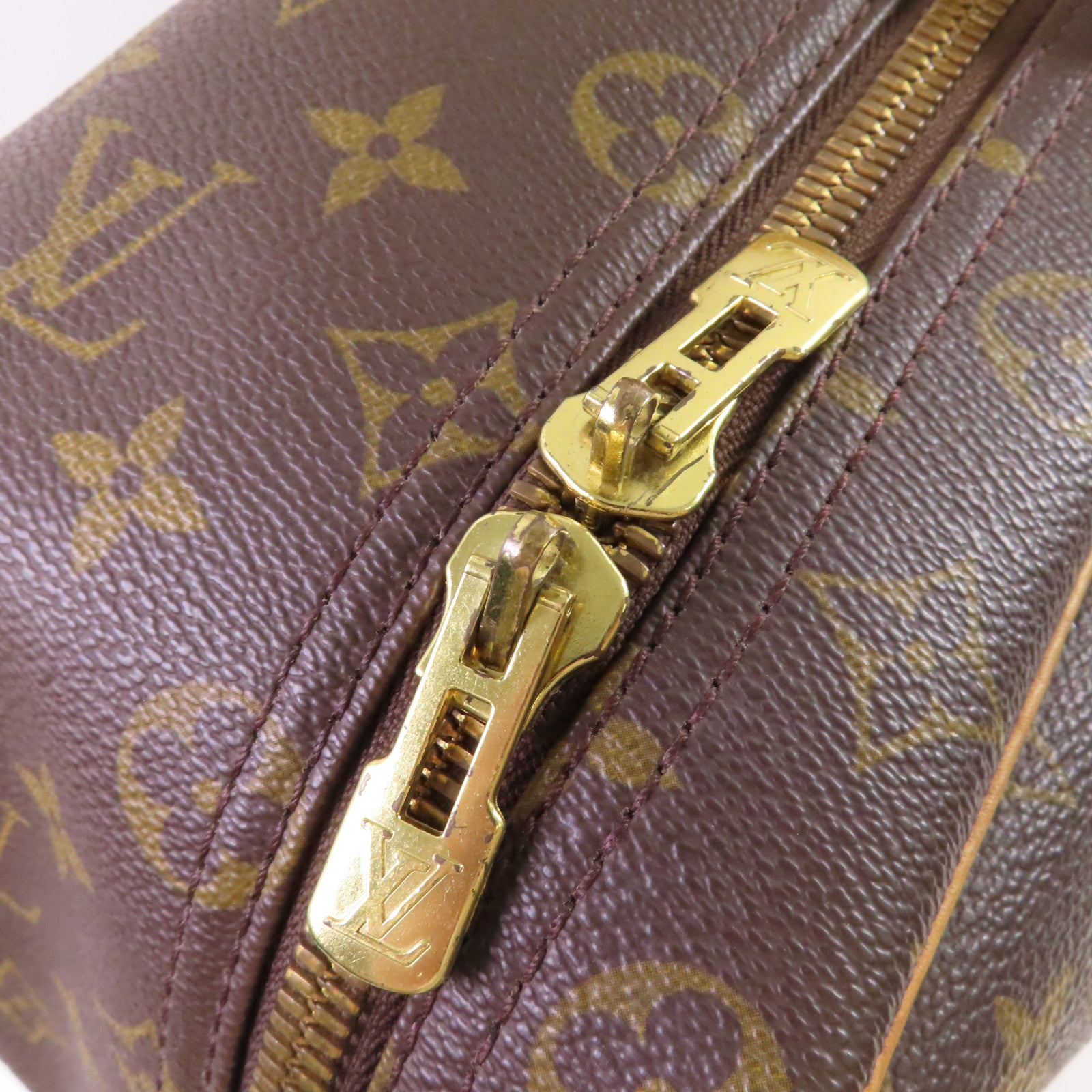 LOUIS VUITTON Monogram Sirius 45 Boston Bag金扣行李袋啡色