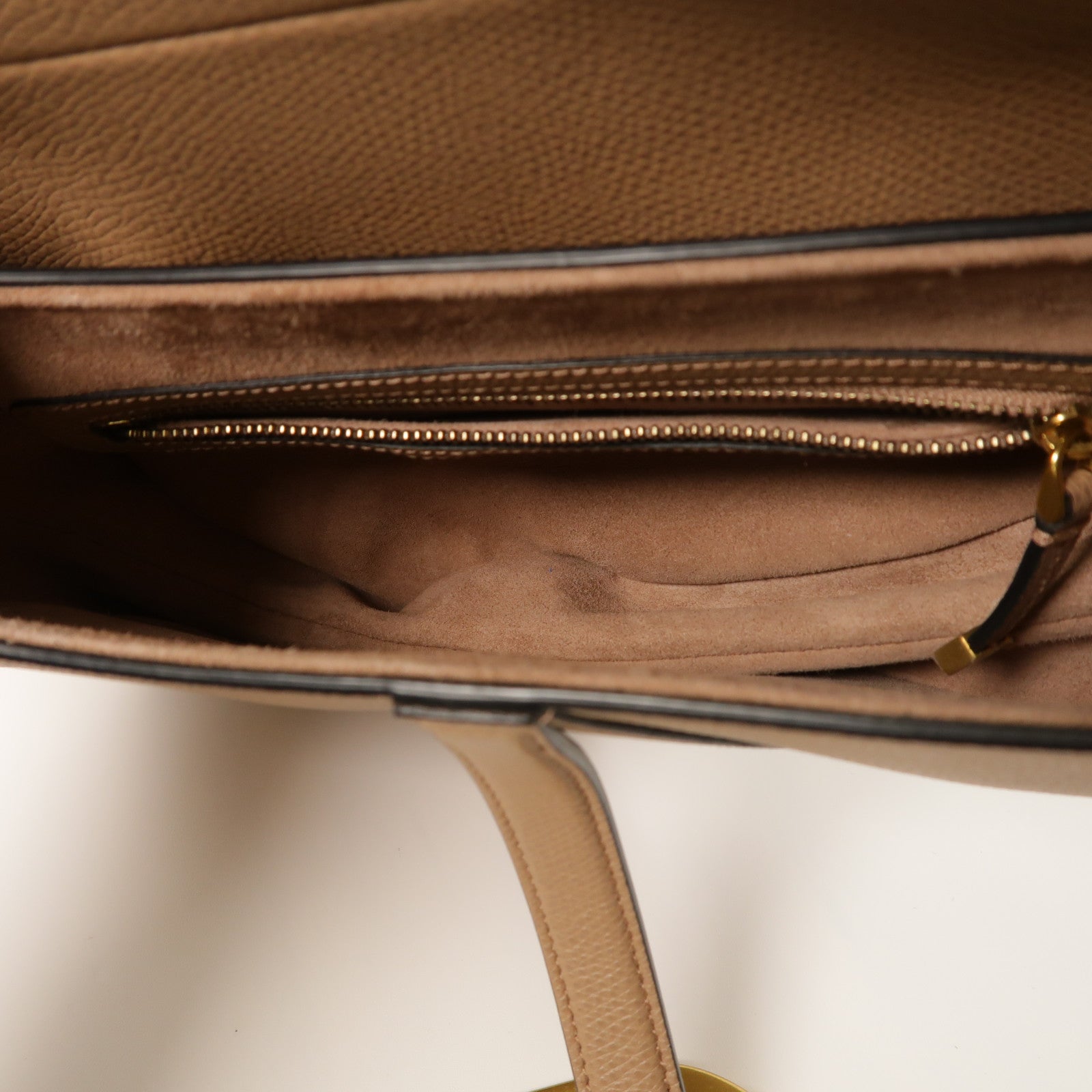 Dior 牛皮皮革Saddle Bag金扣肩背袋