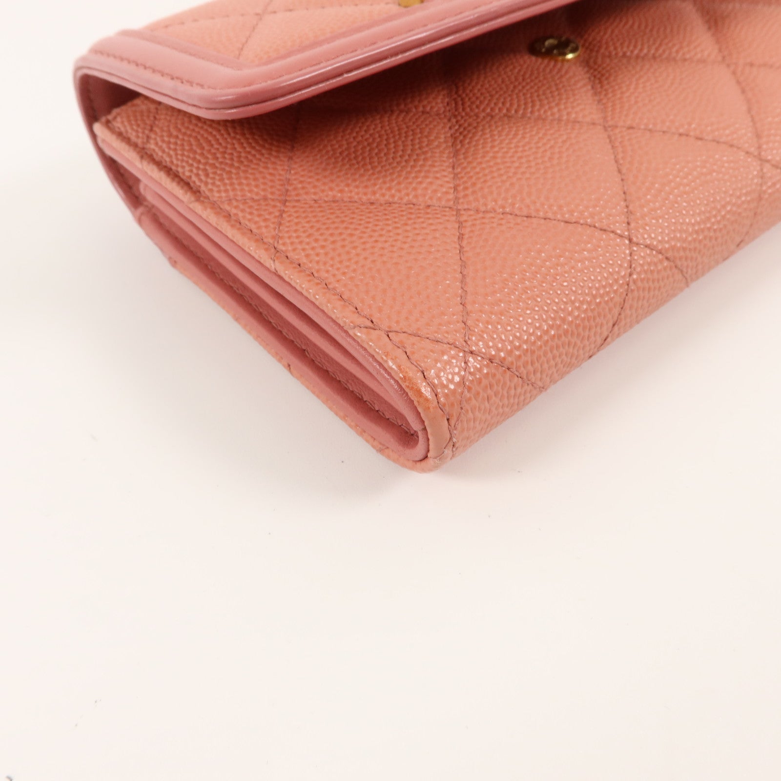 CHANEL 牛皮皮革CC Filigree Wallet錢包