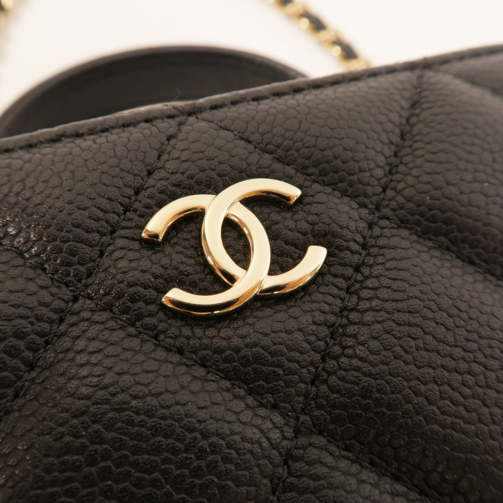CHANEL 牛皮皮革Vanity Case手挽肩背兩用袋
