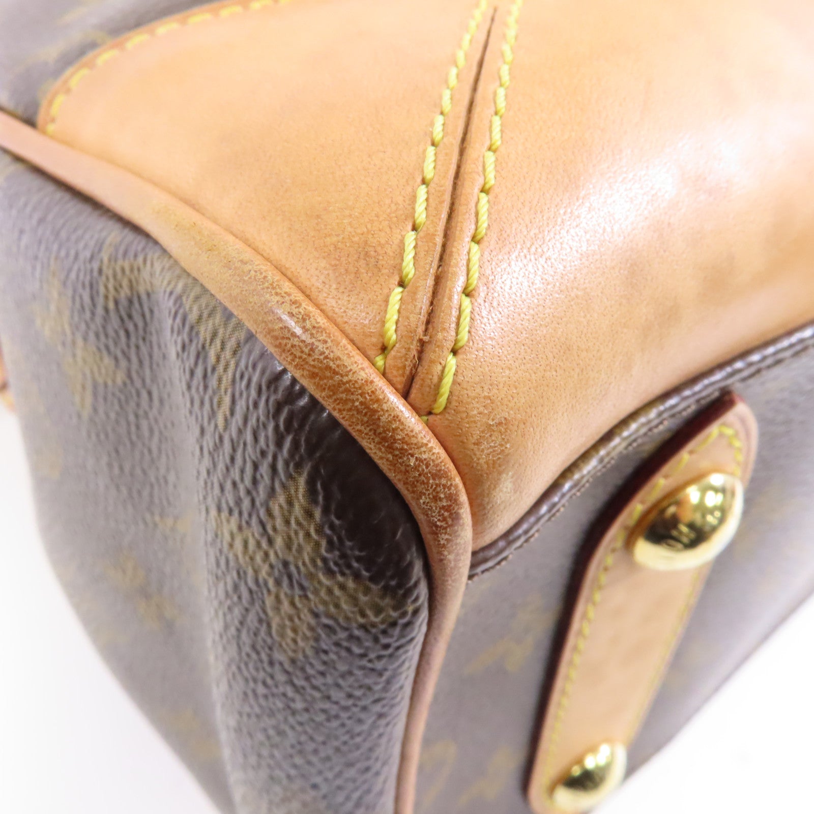 LOUIS VUITTON 【激減優惠】Monogram Retiro PM金扣手挽肩背兩用袋棕色