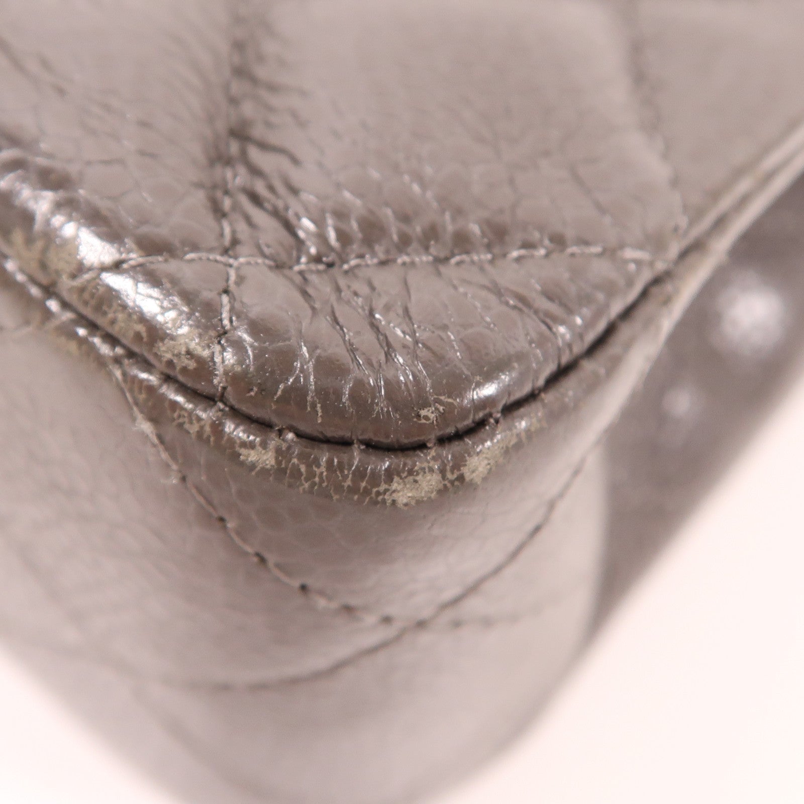 CHANEL 牛皮皮革Classic 25銀扣鏈帶肩背袋