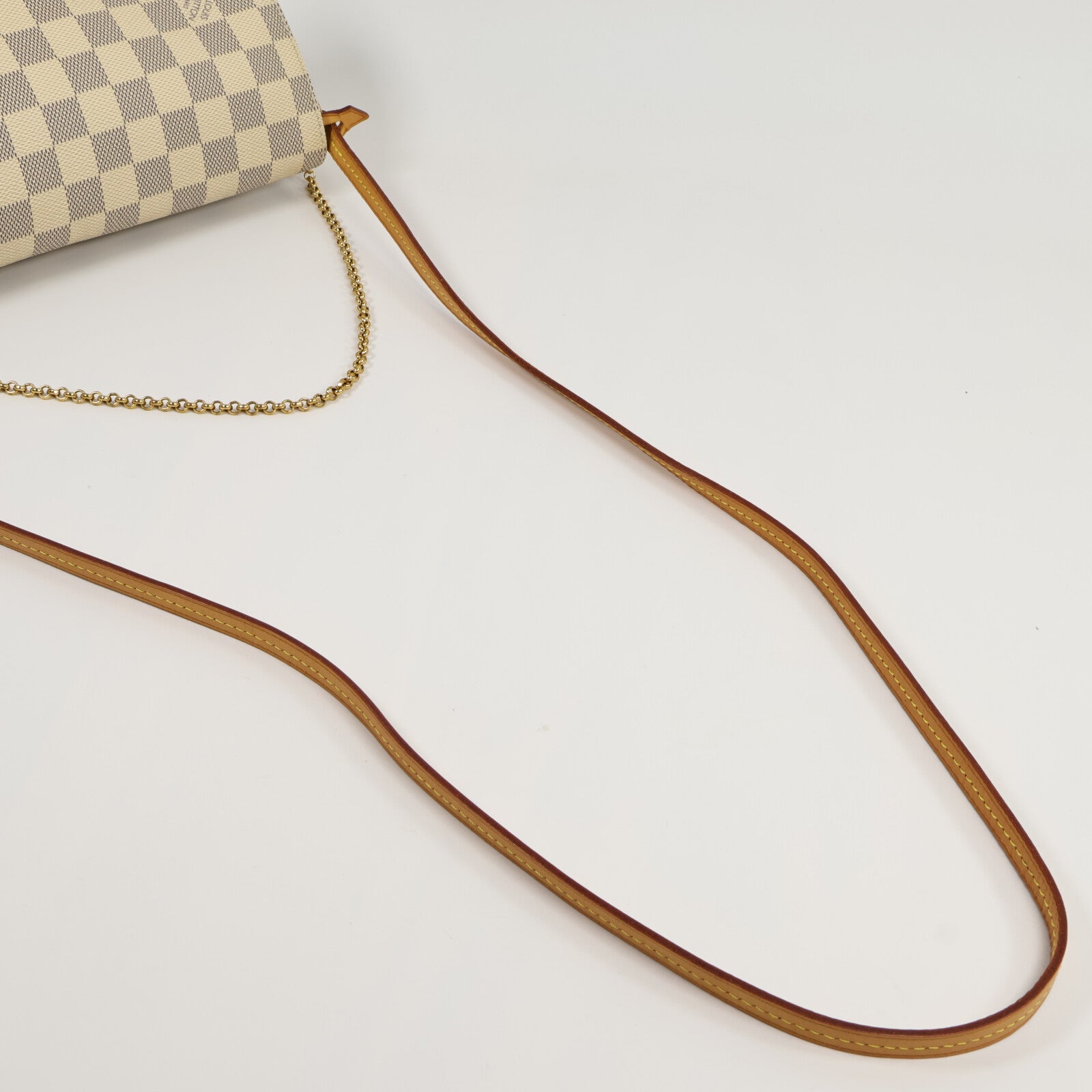 LOUIS VUITTON Damier Azur Favorite MM手挽肩背兩用袋