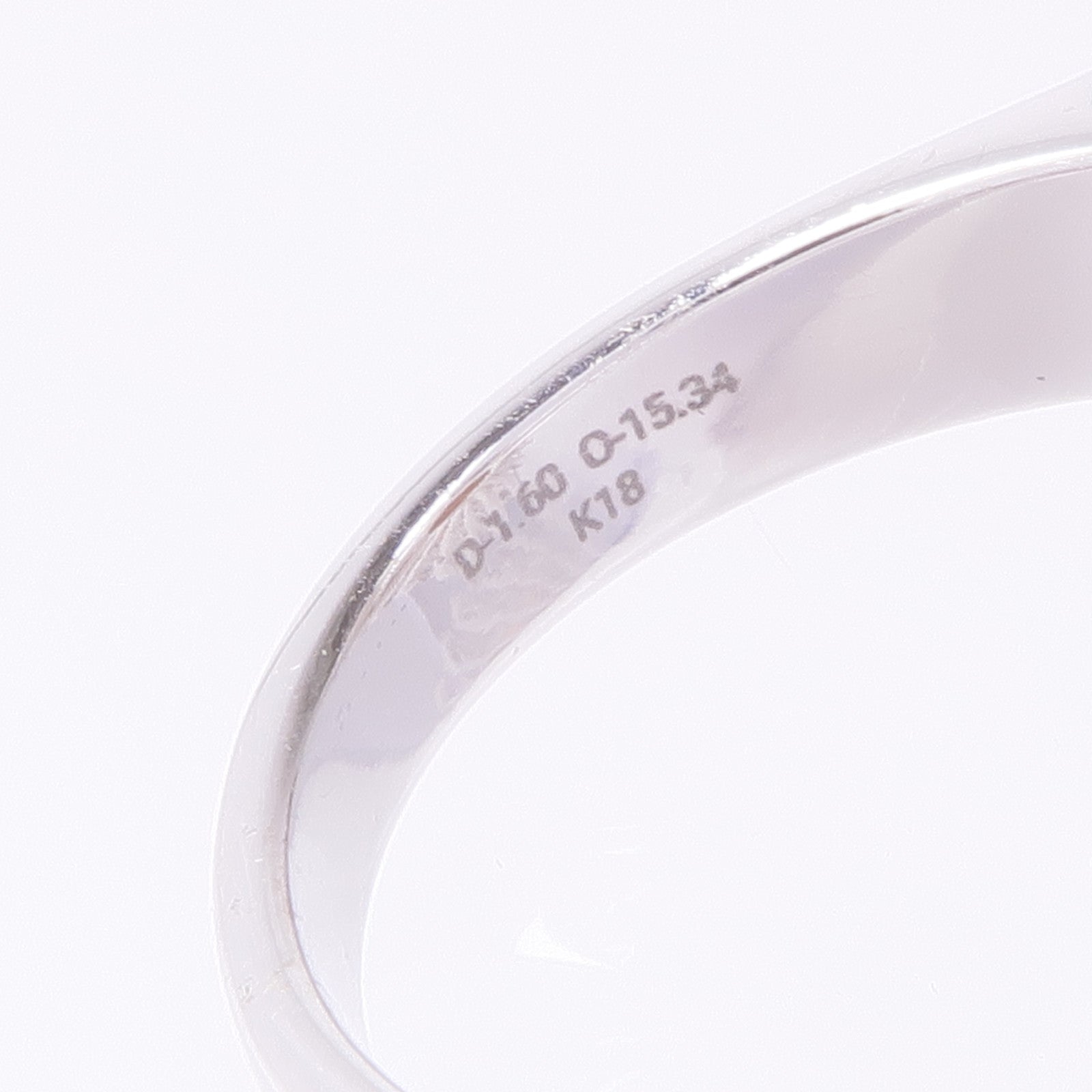 JEWELRY 18K白金Opal Diamond Ring蛋白石/鑽石戒指US#7