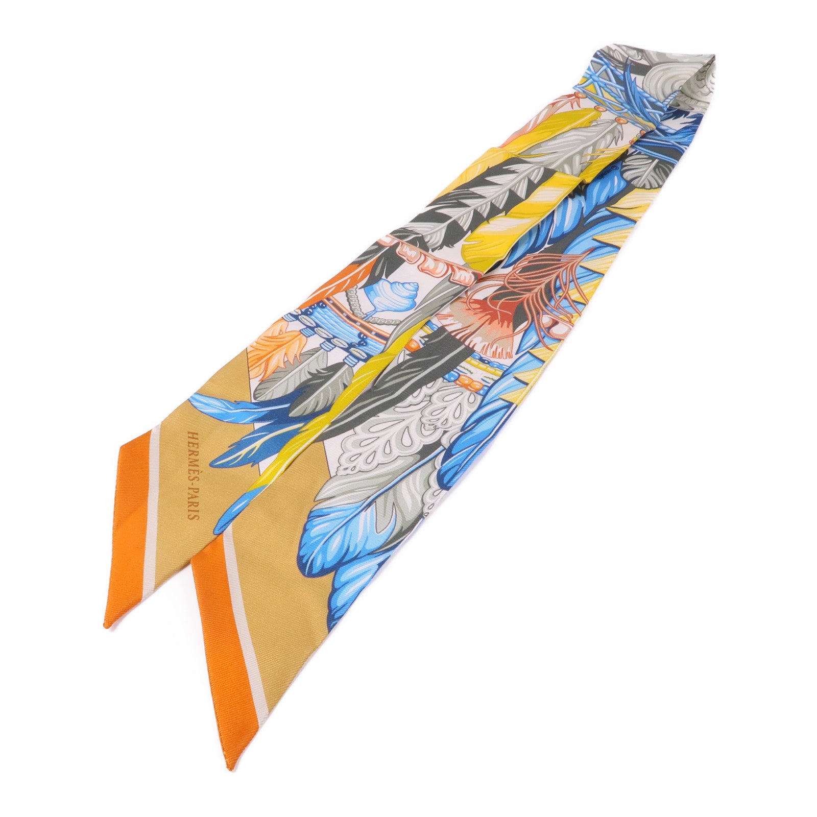 HERMES 絲質Twilly絲巾