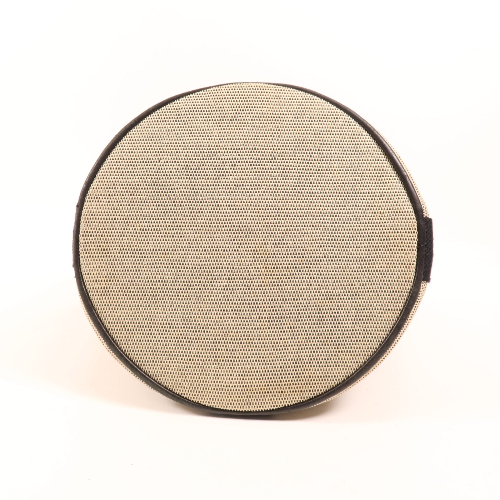 HERMES 帆布Saxo MM銀扣手挽袋