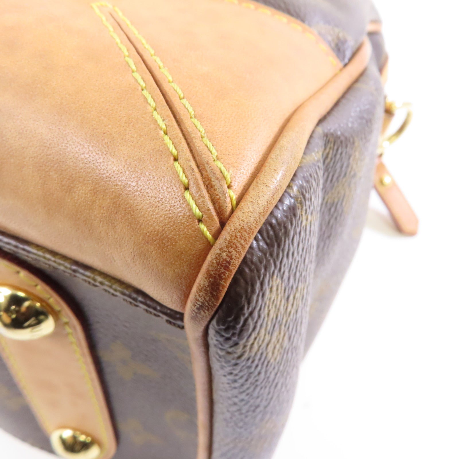 LOUIS VUITTON 【激減優惠】Monogram Retiro PM金扣手挽肩背兩用袋棕色