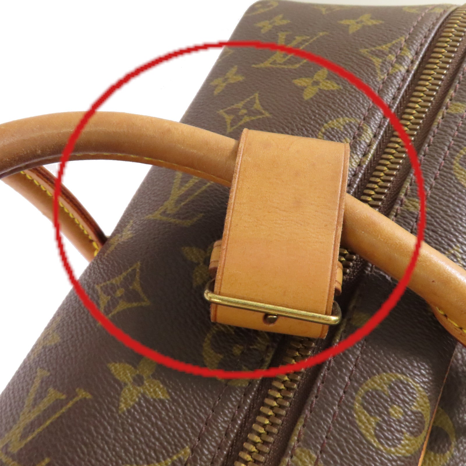 LOUIS VUITTON Monogram Sirius 45 Boston Bag金扣行李袋啡色