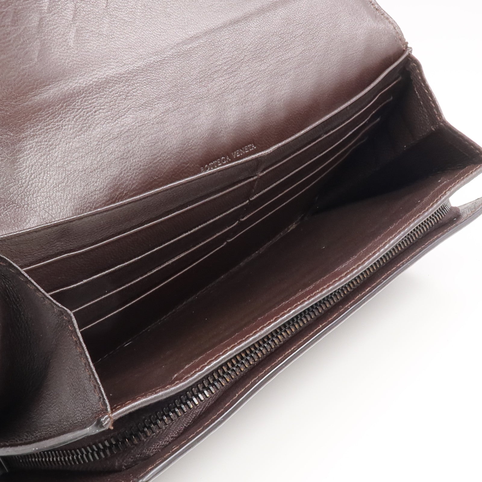 BOTTEGA VENETA 織紋皮革Long Wallet長錢包