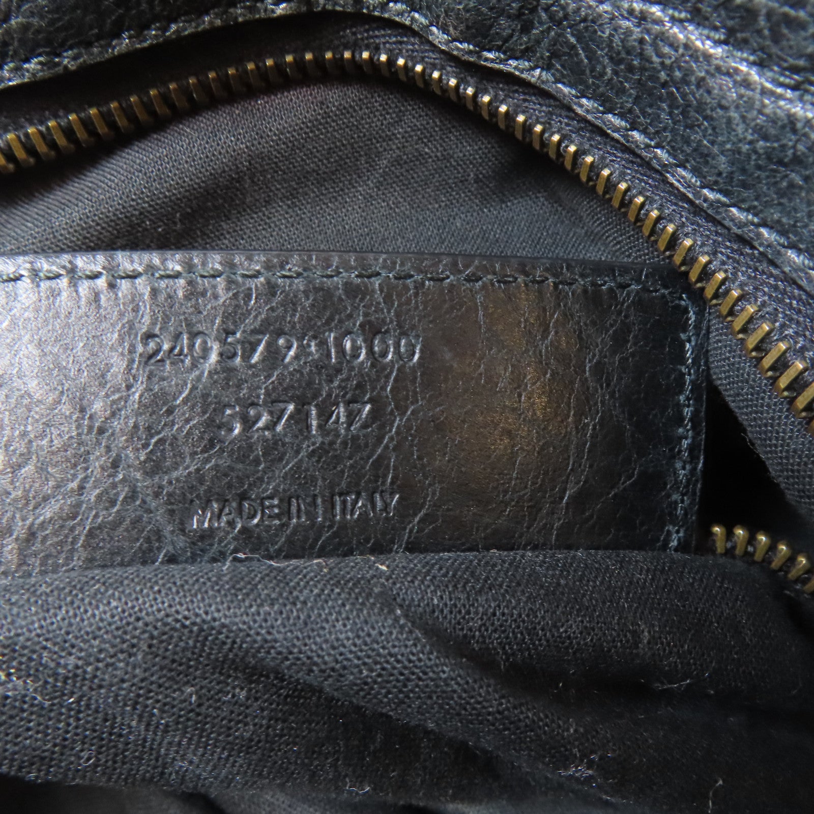 BALENCIAGA 牛皮皮革2 Way Shoulder Bag金扣手挽肩背兩用袋黑色