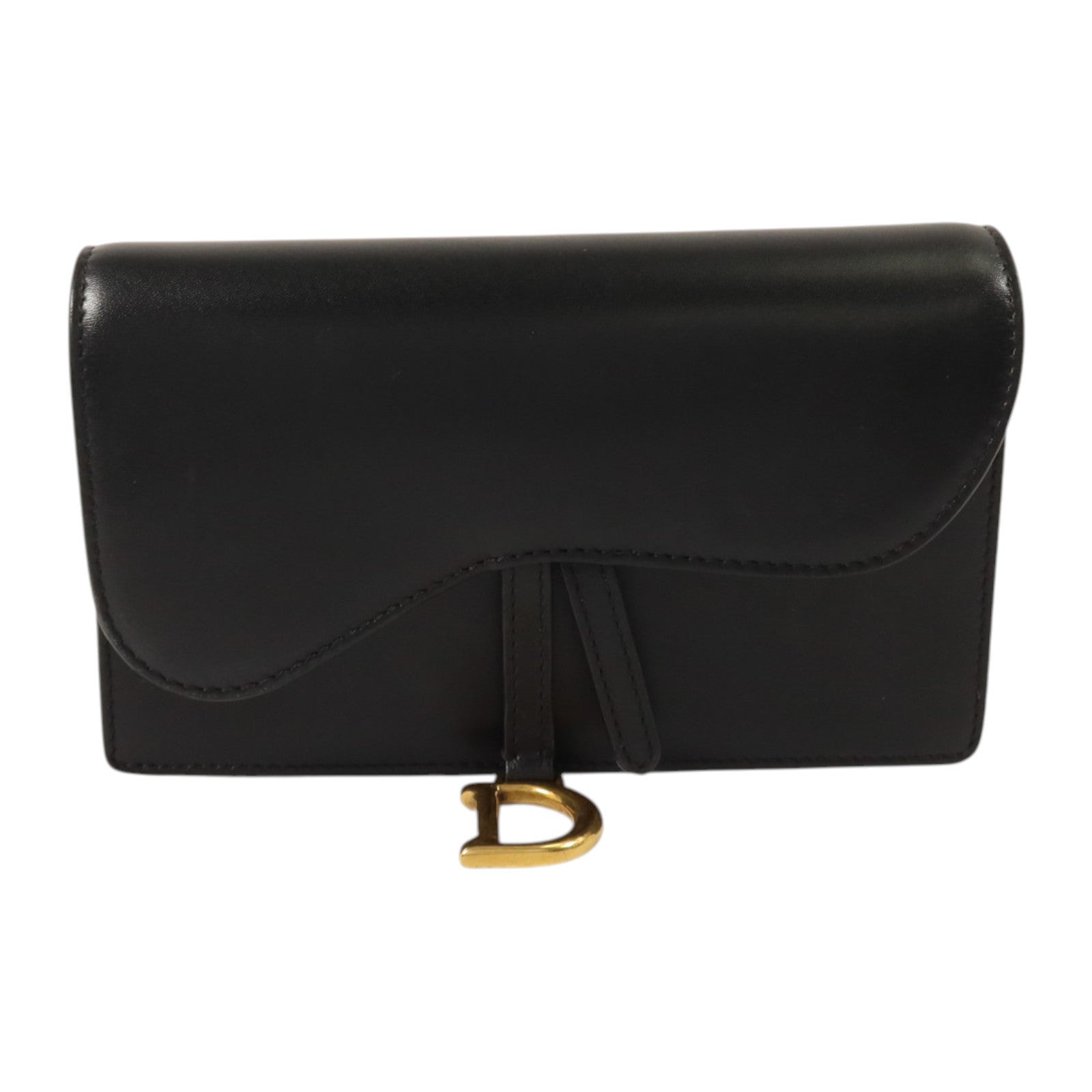 Dior 牛皮皮革Saddle Belt bag金扣腰包