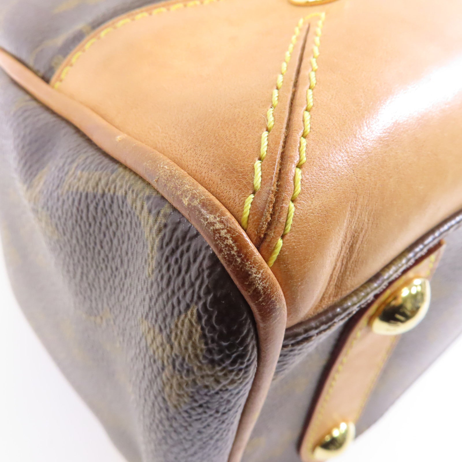 LOUIS VUITTON 【激減優惠】Monogram Retiro PM金扣手挽肩背兩用袋棕色