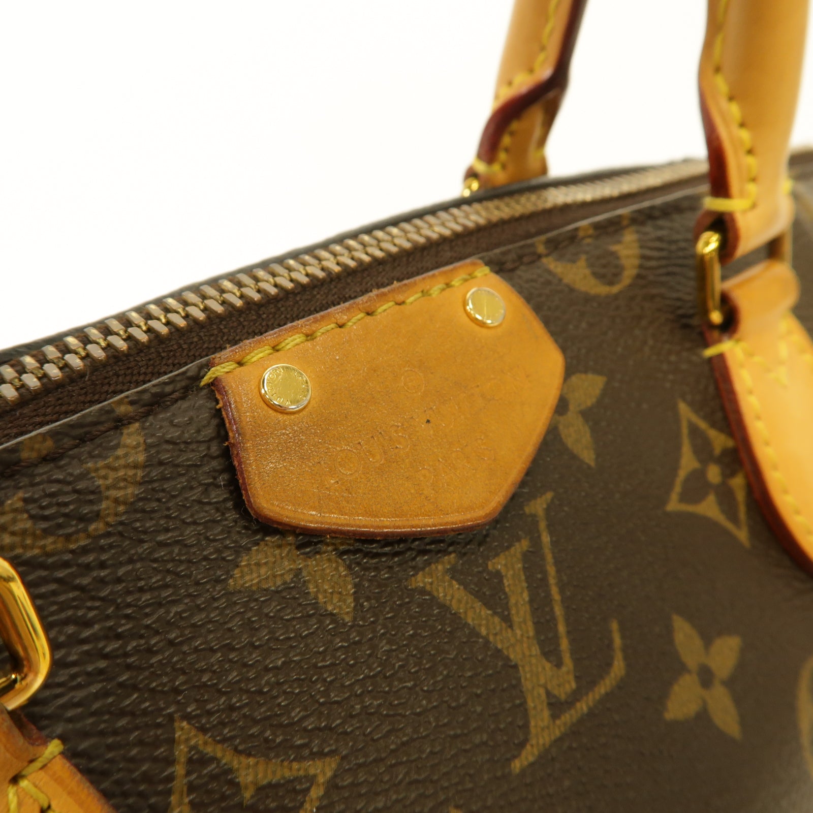 LOUIS VUITTON Monogram Turenne PM金扣手挽肩背兩用袋棕色