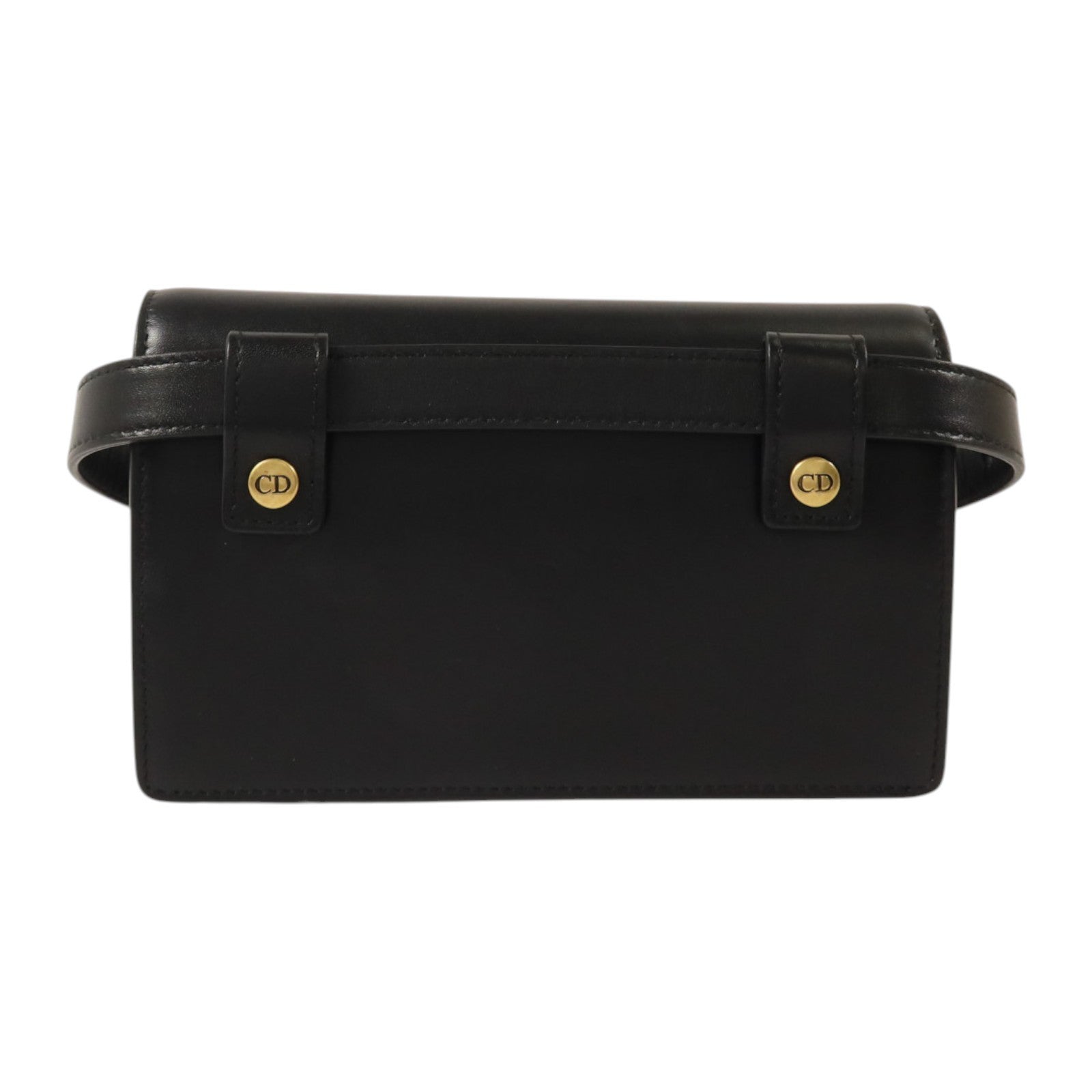 Dior 牛皮皮革Saddle Belt bag金扣腰包