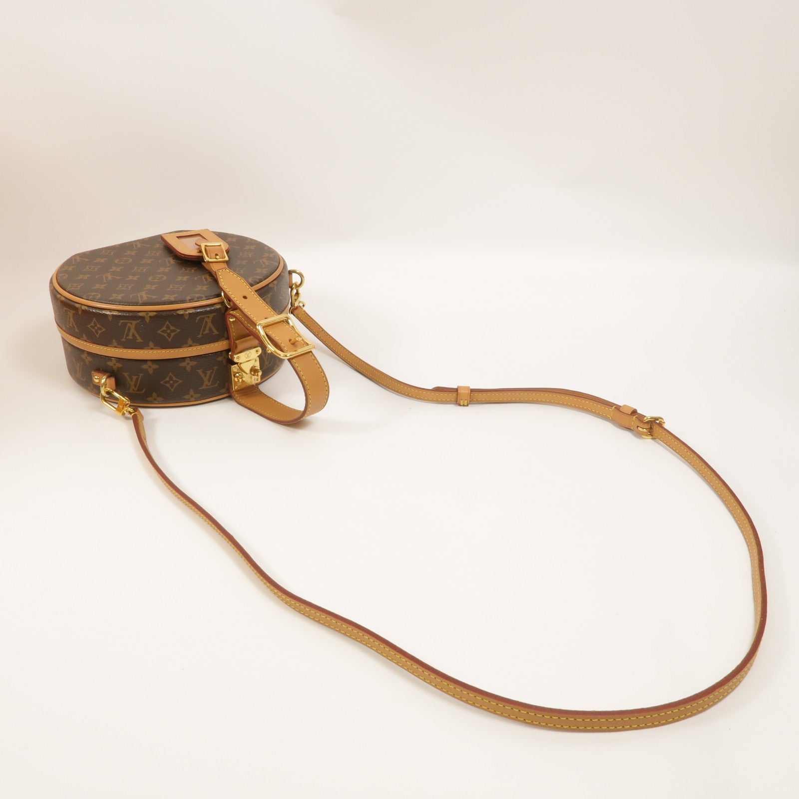 LOUIS VUITTON Monogram Petite Boite Chapeau手挽肩背兩用袋