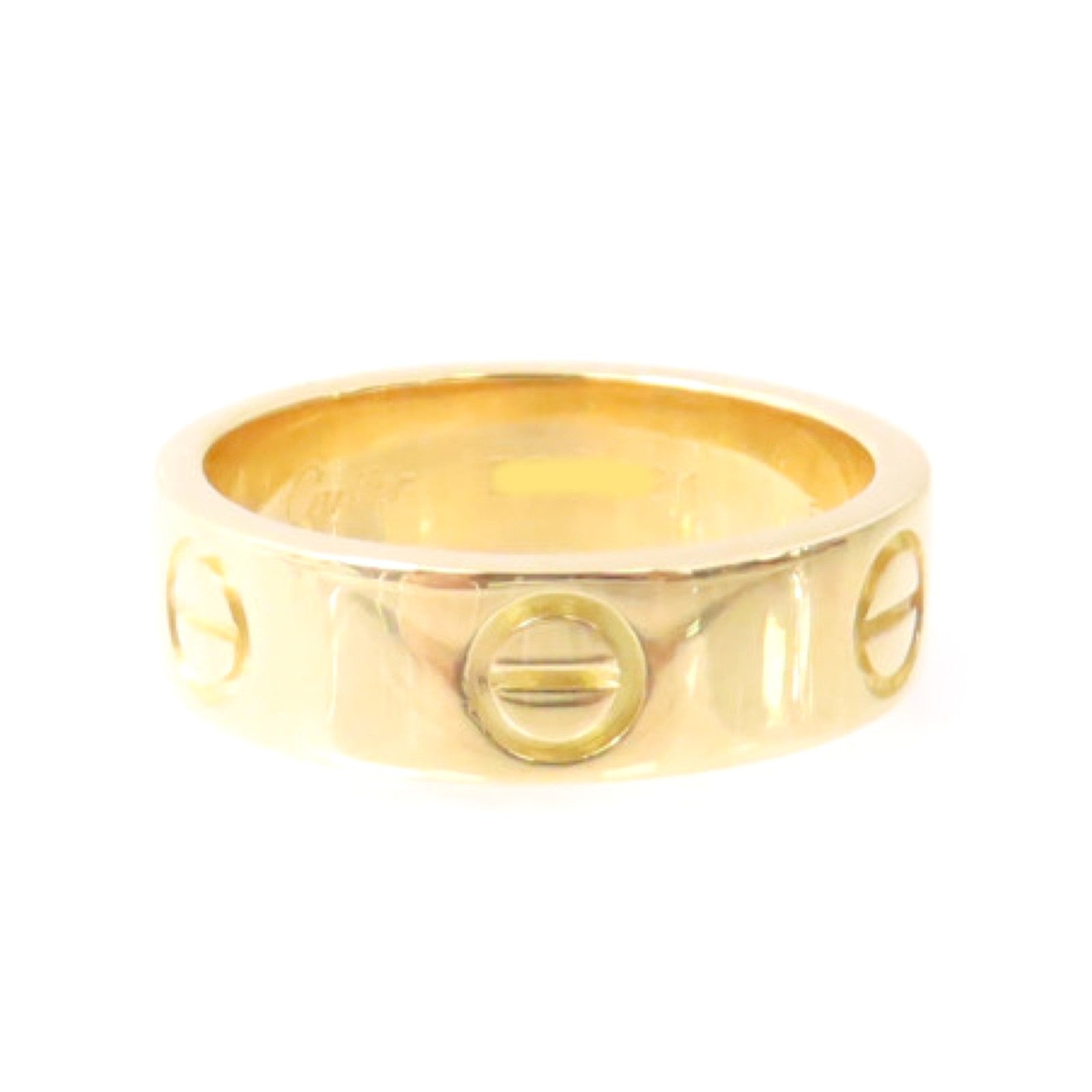 CARTIER 18K黃金Love Ring戒指Cartier#53/US#6.25