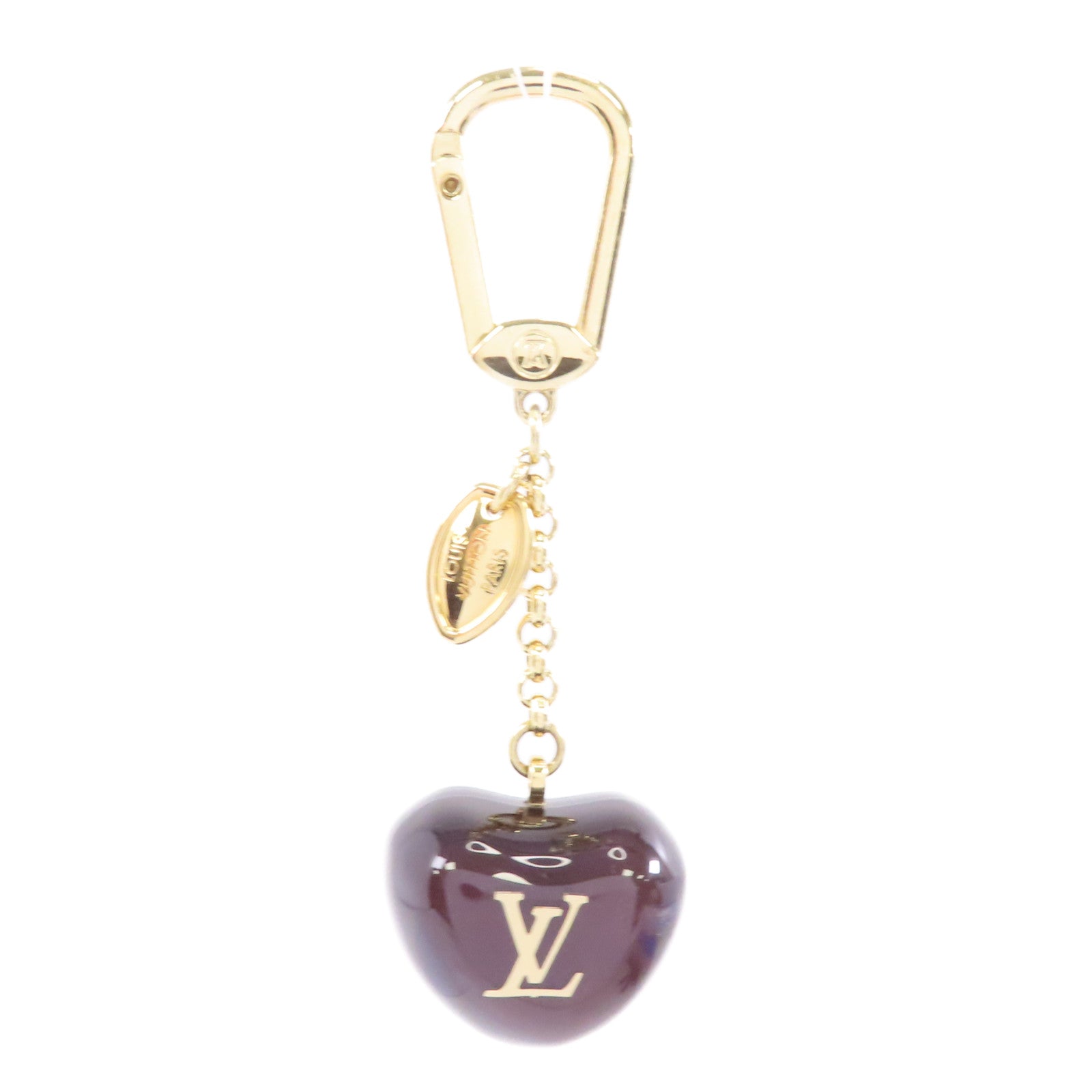 LOUIS VUITTON PVC/金屬Charm啡色