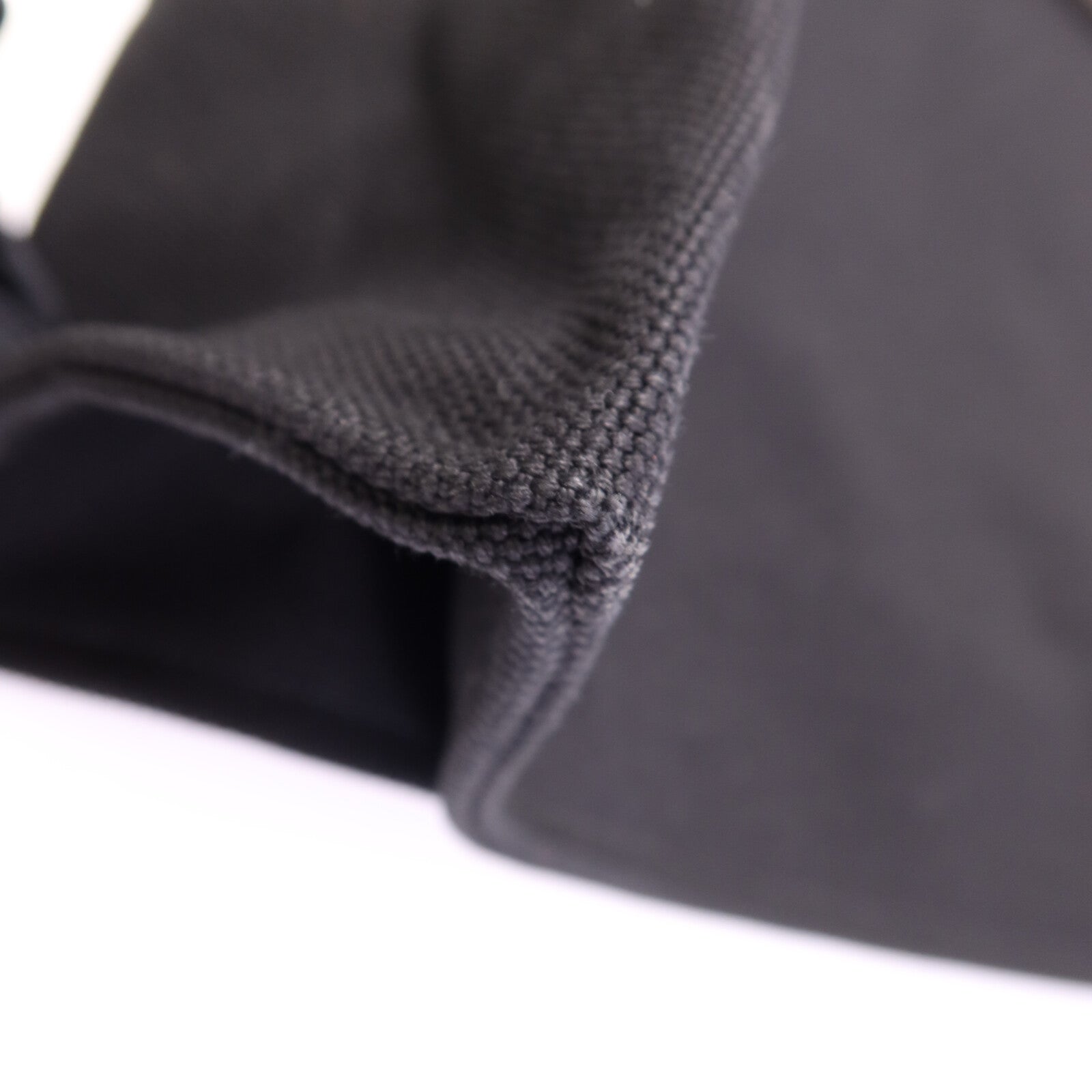 HERMES 帆布Etriviere Shopping Bag銀扣手挽袋Black