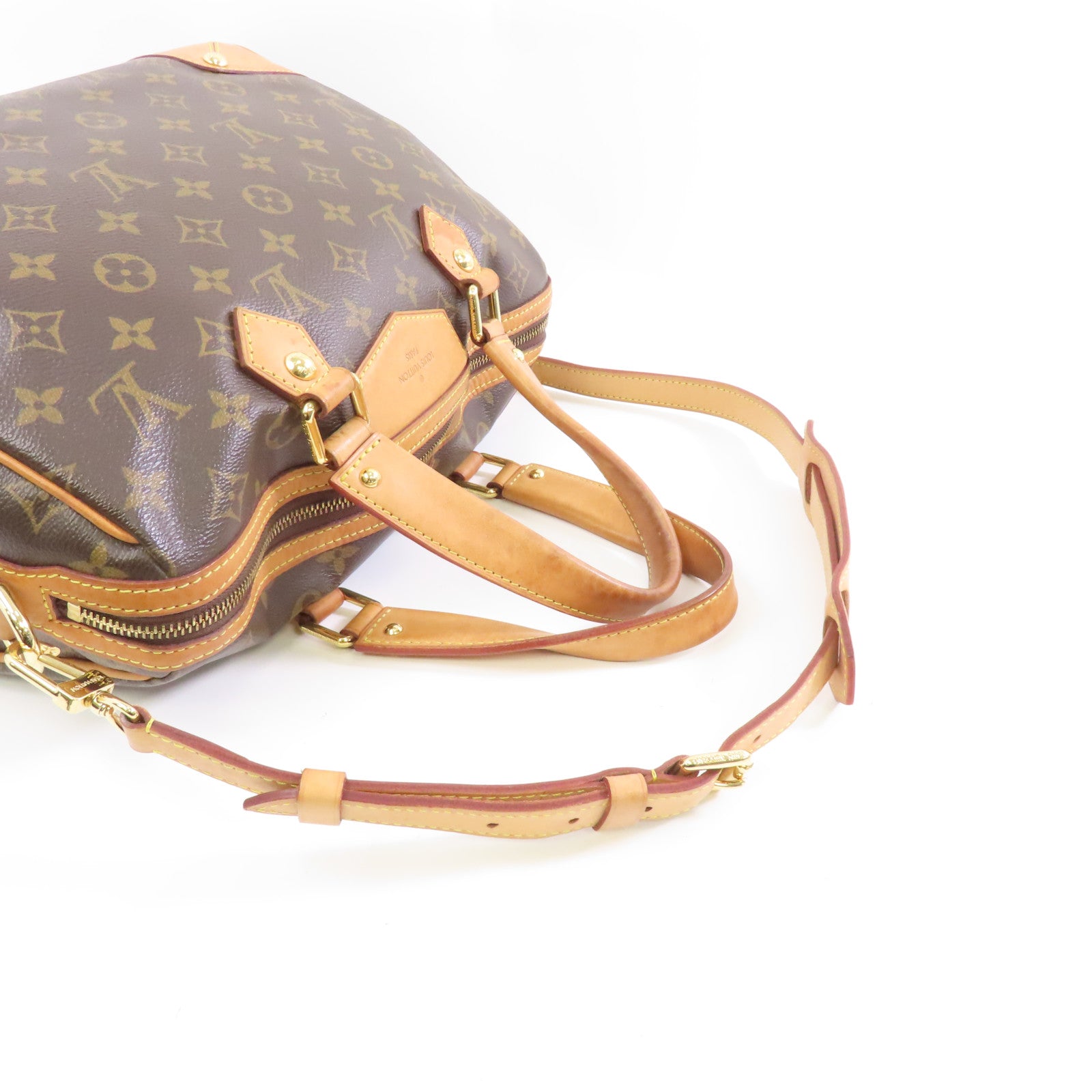 LOUIS VUITTON 【激減優惠】Monogram Retiro PM金扣手挽肩背兩用袋棕色